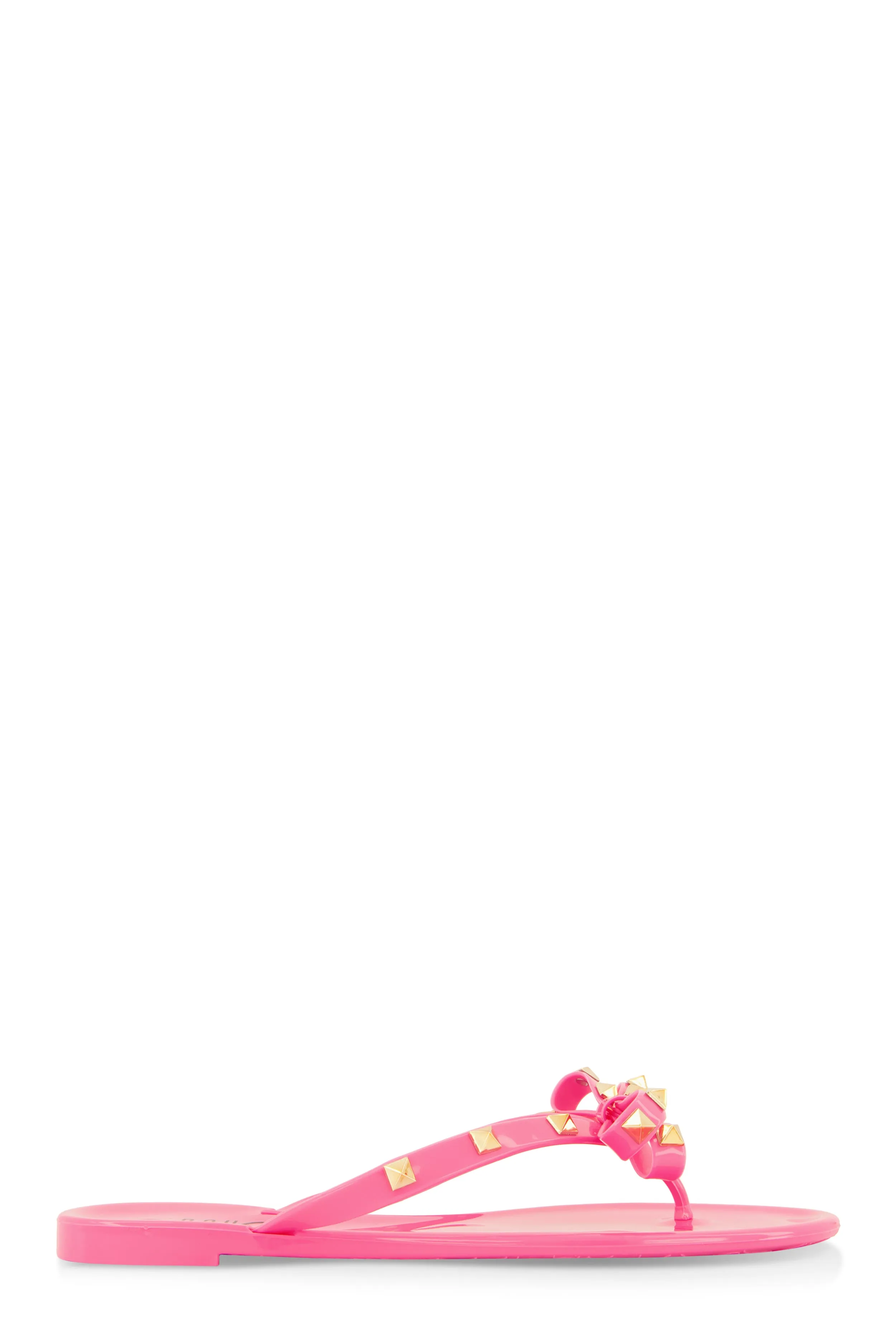 Bow Studded Jelly Thong Slide Sandals sold by Rainbow product image thumbnail 2