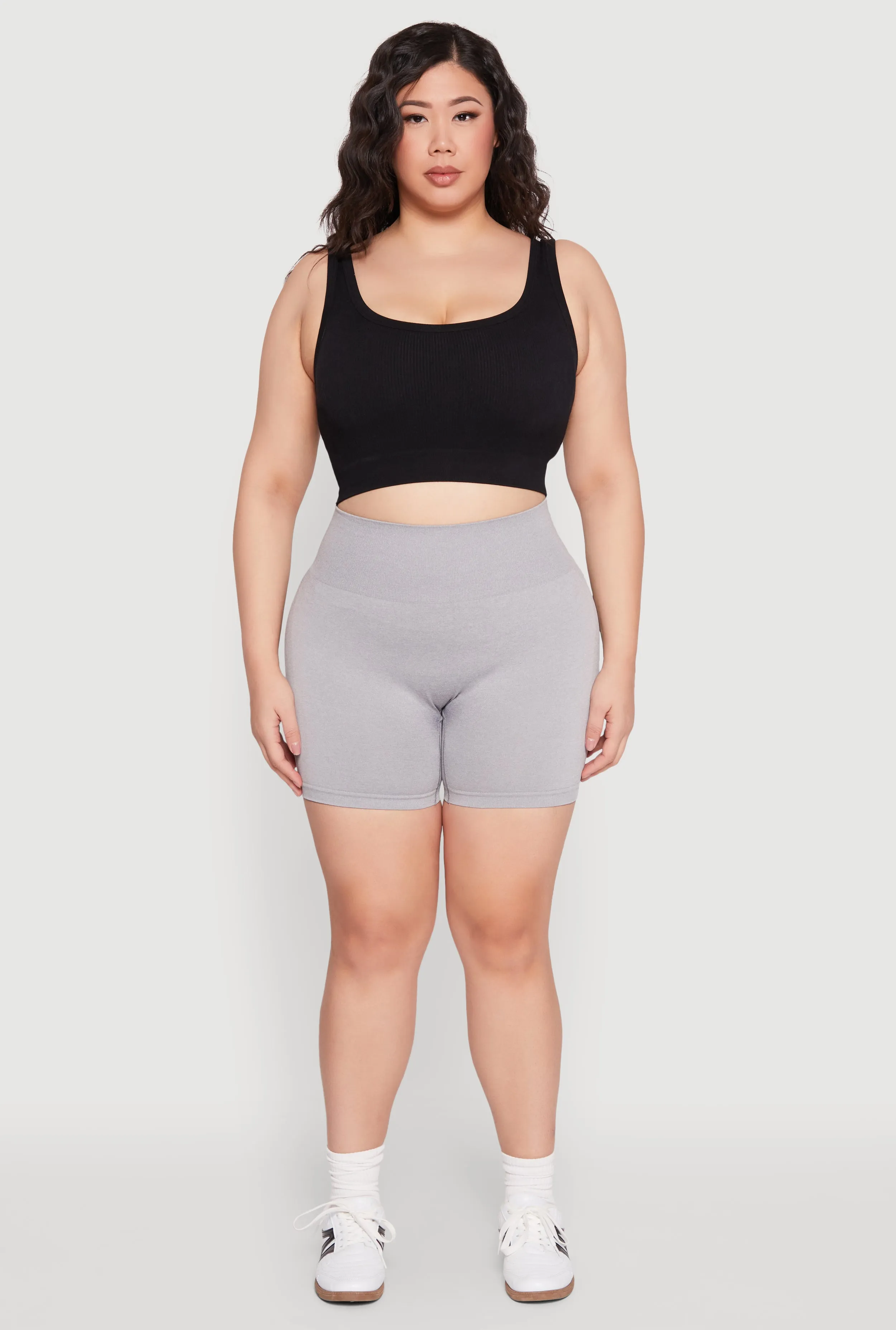Plus Size Seamless Biker Shorts sold by Rainbow