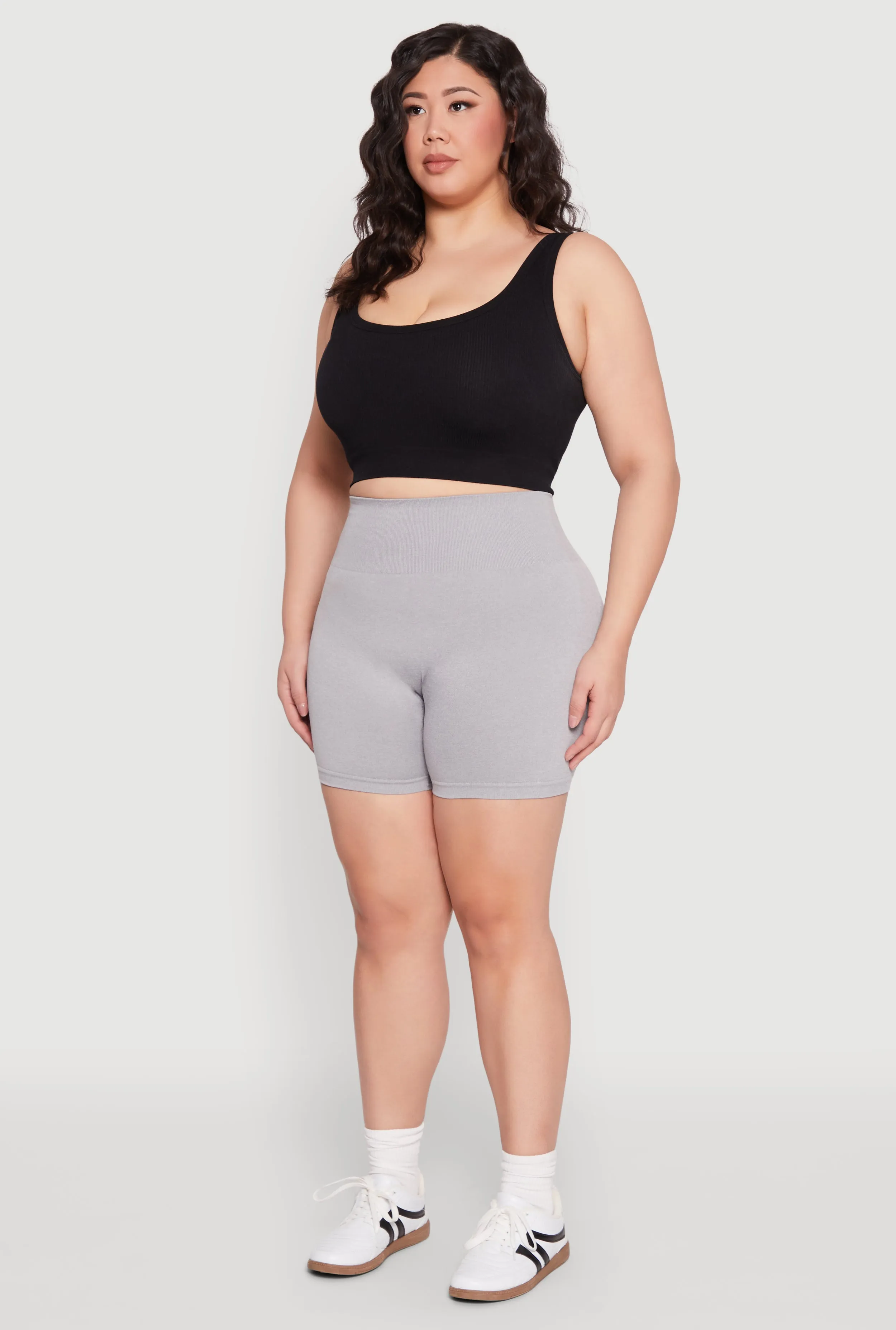 Plus Size Seamless Biker Shorts sold by Rainbow product image thumbnail 3