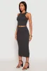 Almost Famous Ribbed Knit Racerback Tank Top sold by Rainbow