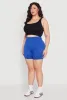 Plus Size Seamless Biker Shorts sold by Rainbow