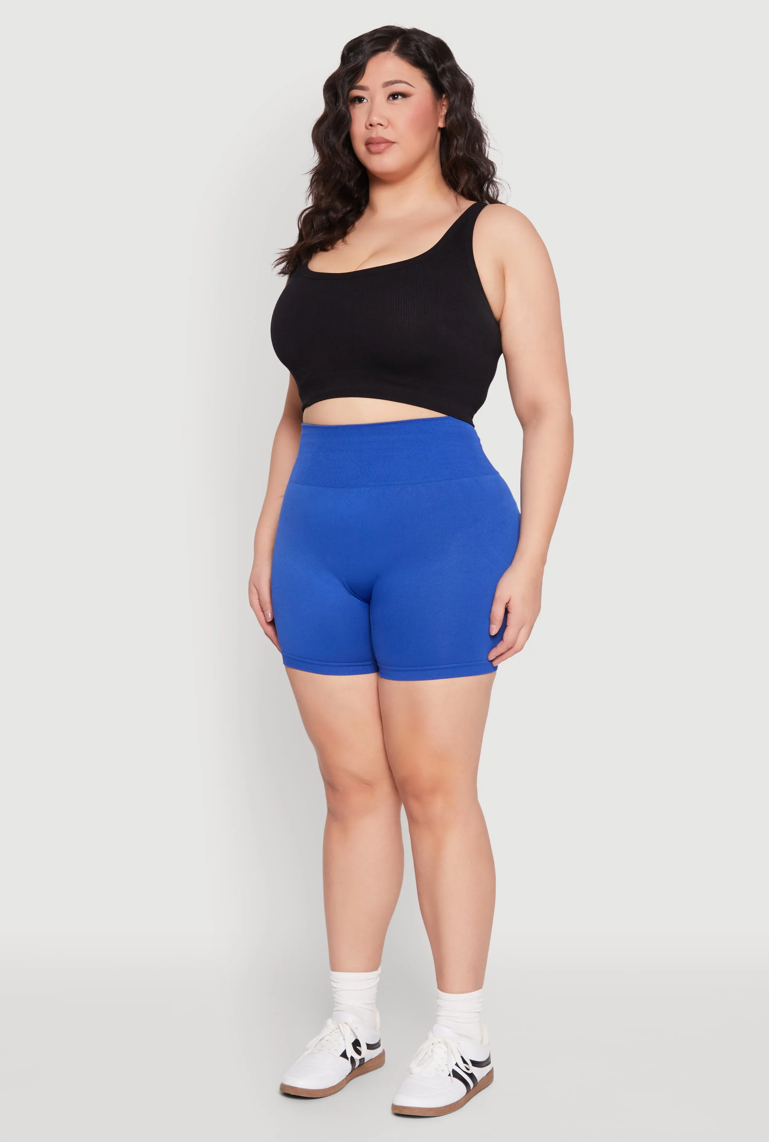 Plus Size Seamless Biker Shorts sold by Rainbow product image thumbnail 3