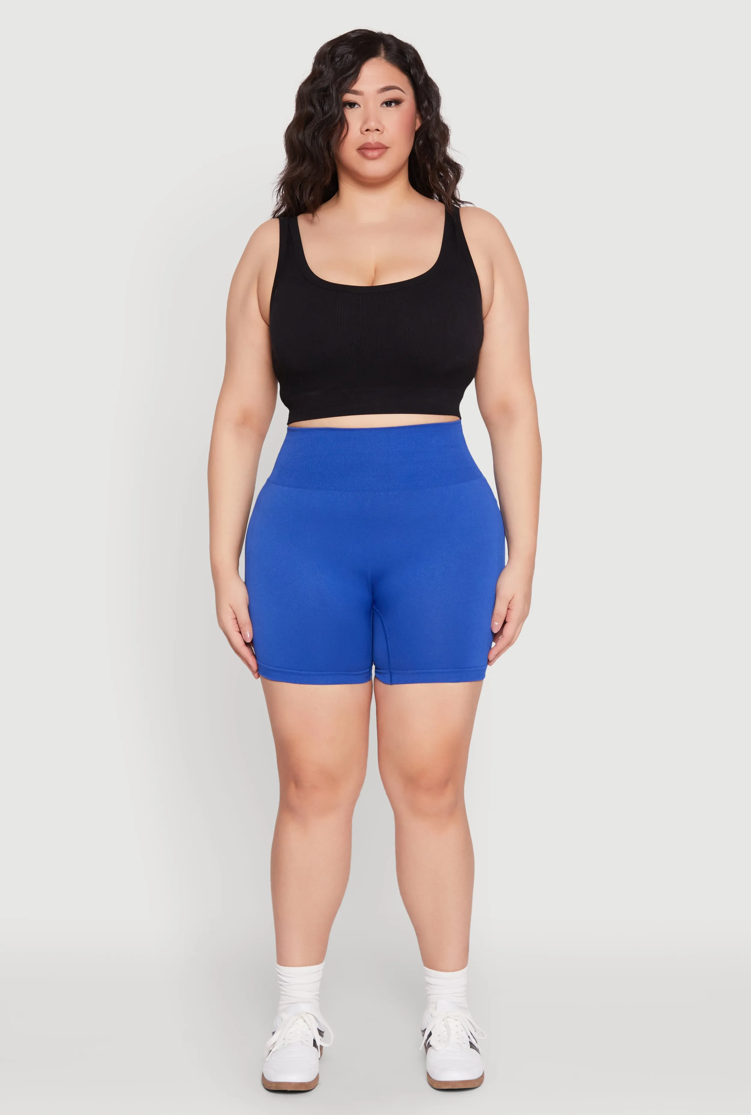 Plus Size Seamless Biker Shorts sold by Rainbow