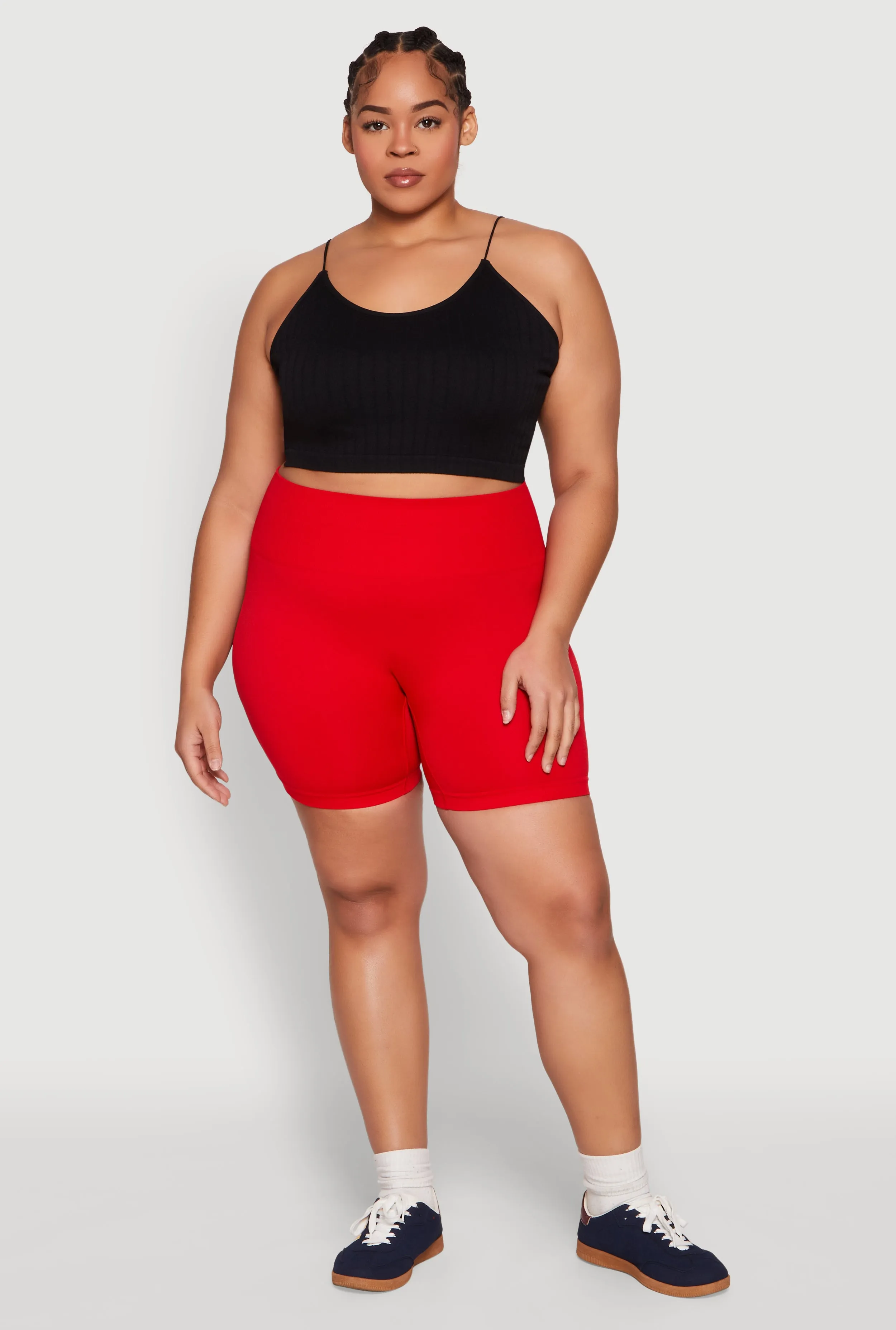 Plus Size Seamless Biker Shorts sold by Rainbow product image thumbnail 2