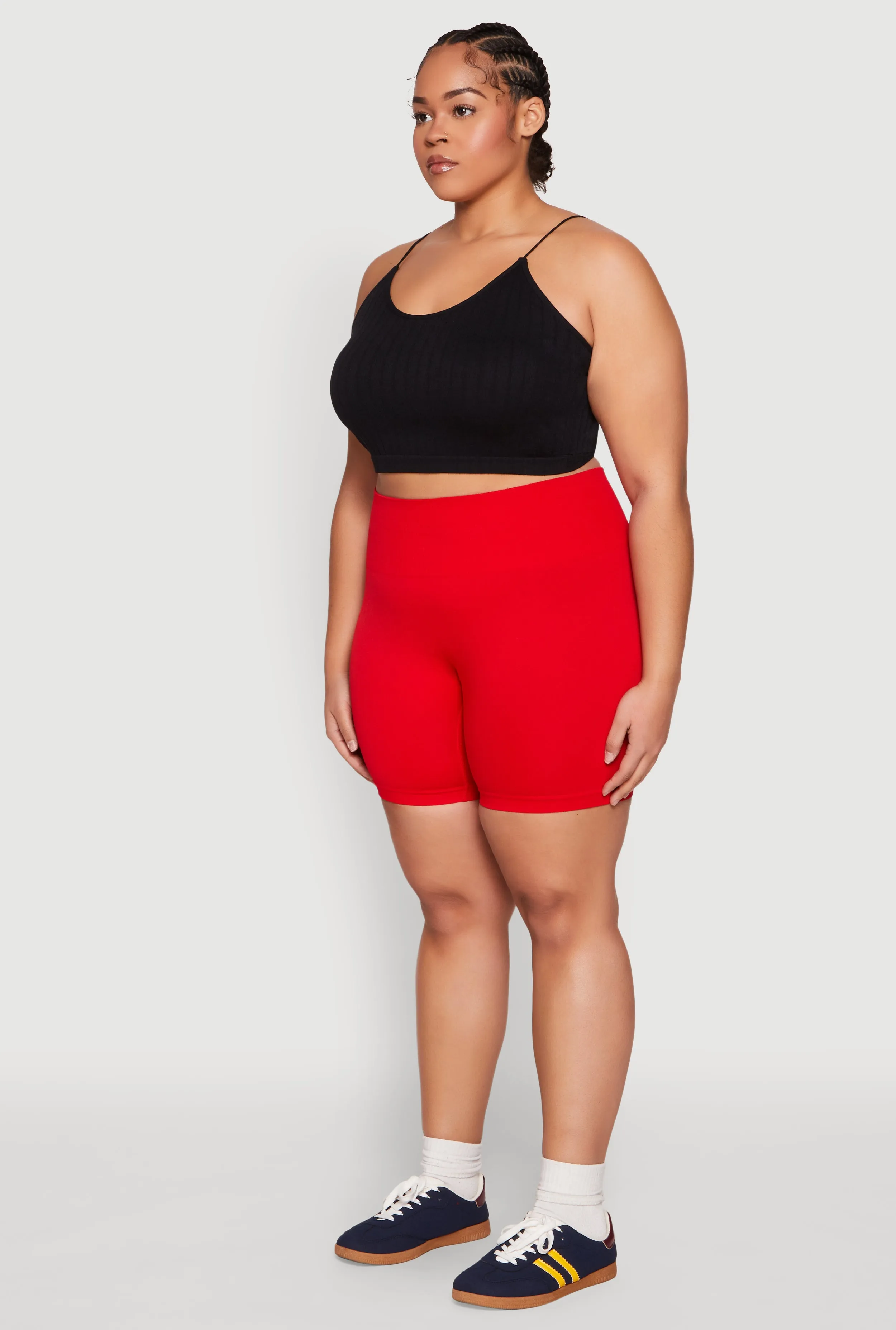 Plus Size Seamless Biker Shorts sold by Rainbow product image thumbnail 3