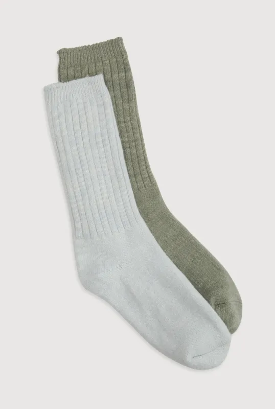 Slouch Boot Socks 2 Pack Size 4-10 sold by Rainbow