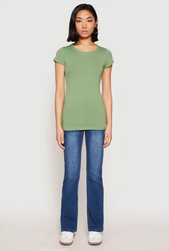 Short Sleeve Scoop Neck Tee sold by Rainbow