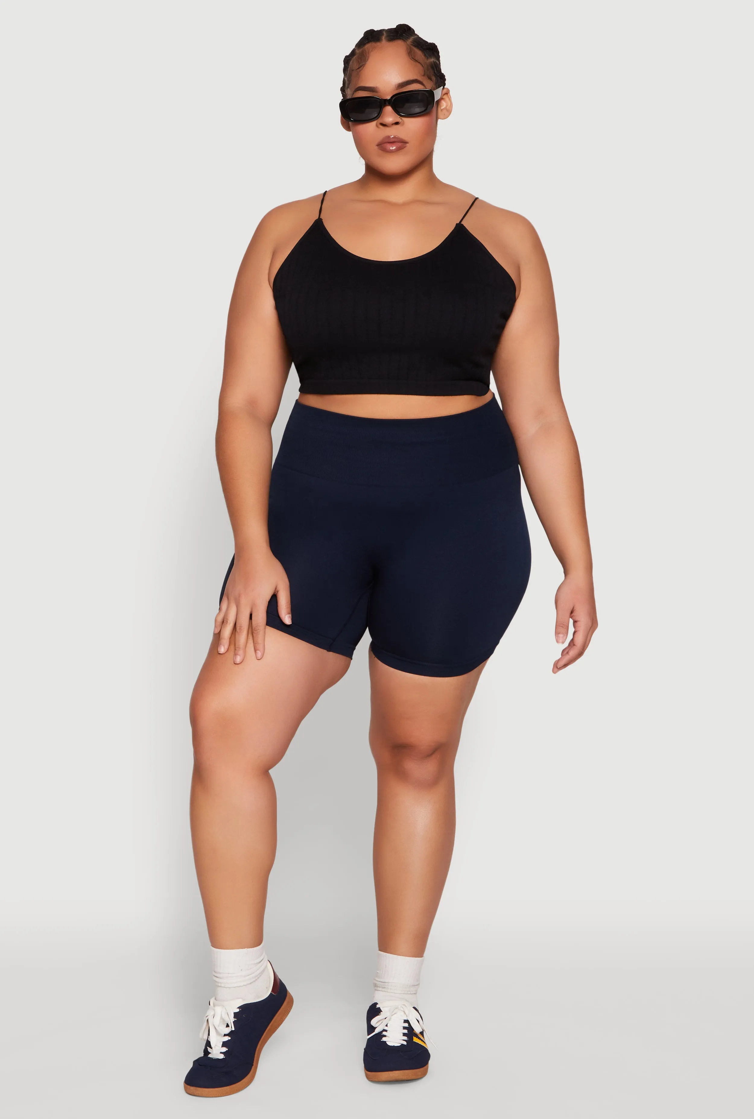 Plus Size Seamless Biker Shorts sold by Rainbow product image thumbnail 2