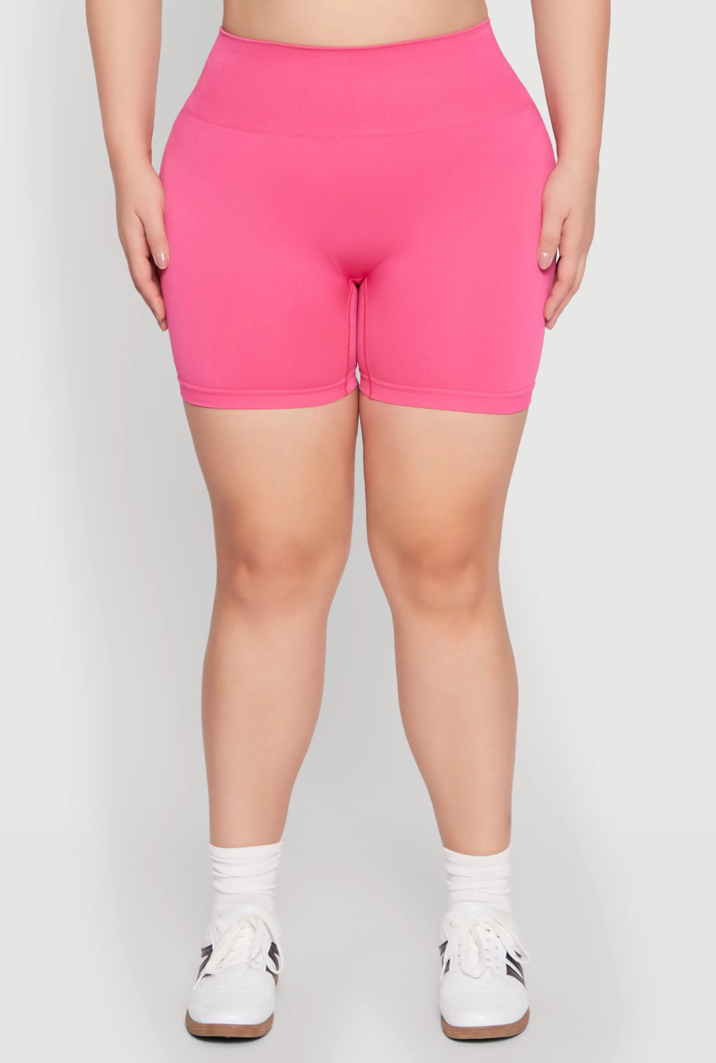 Plus Size Seamless Biker Shorts sold by Rainbow product image thumbnail 5