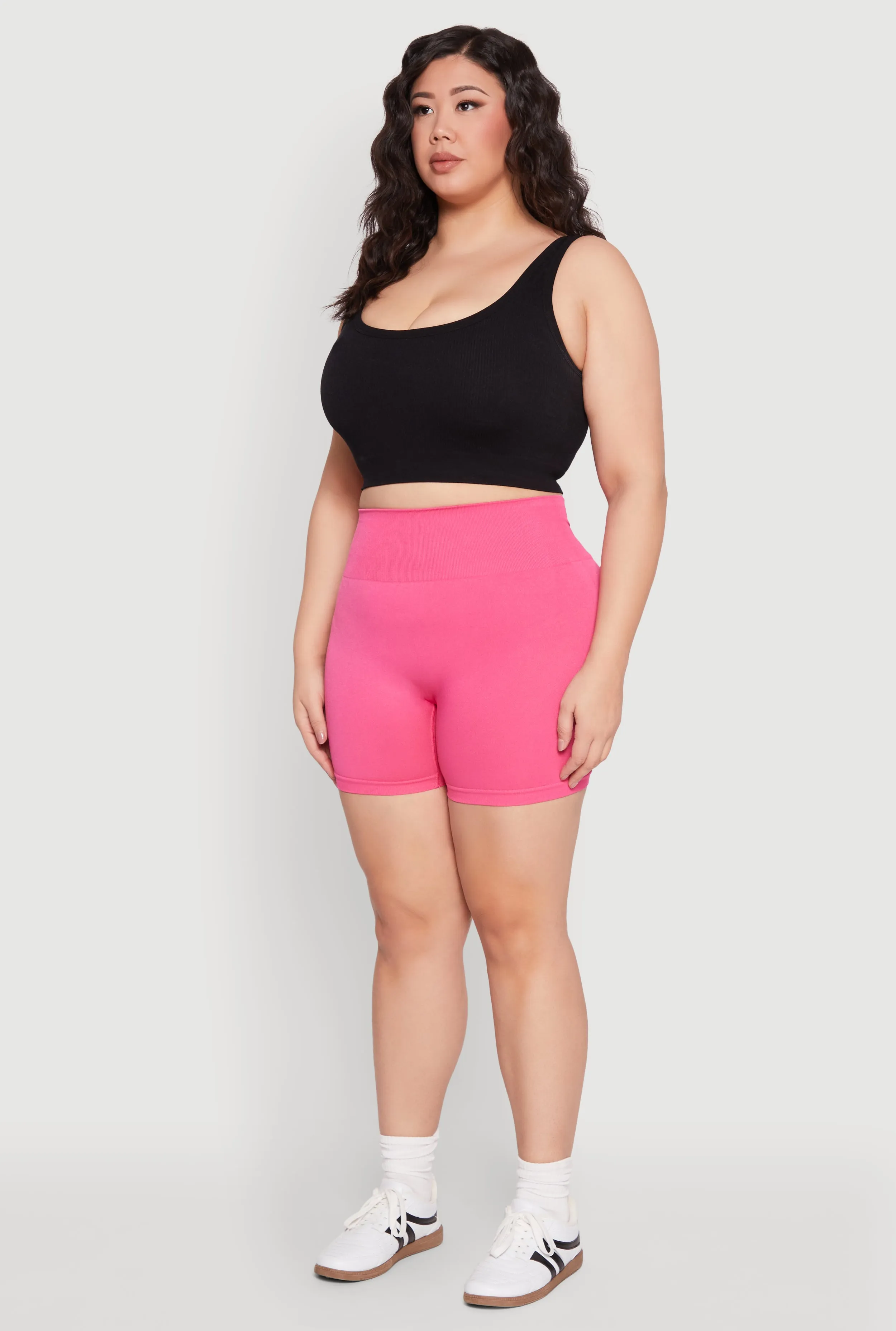 Plus Size Seamless Biker Shorts sold by Rainbow product image thumbnail 3