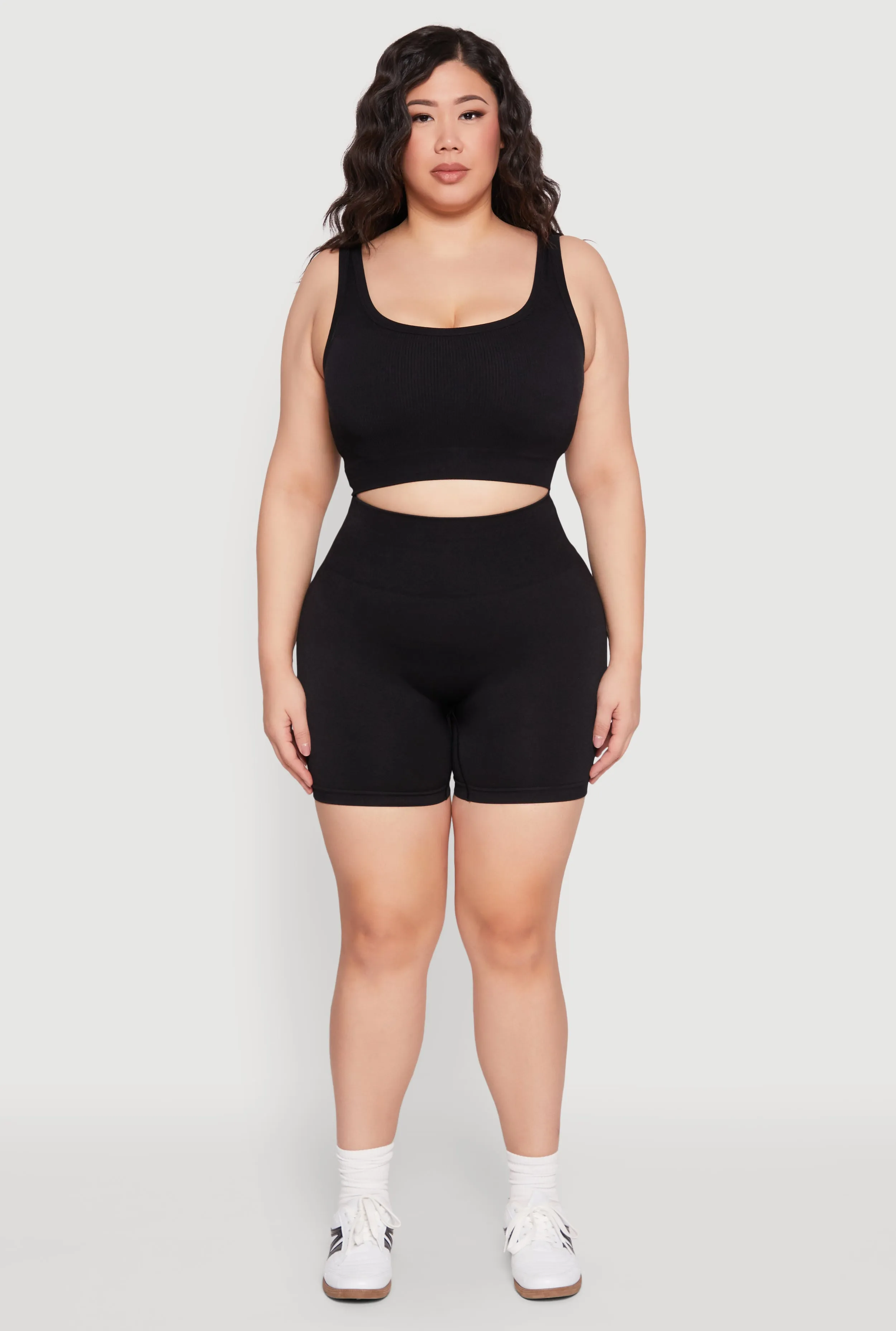 Plus Size Seamless Biker Shorts sold by Rainbow product image thumbnail 2