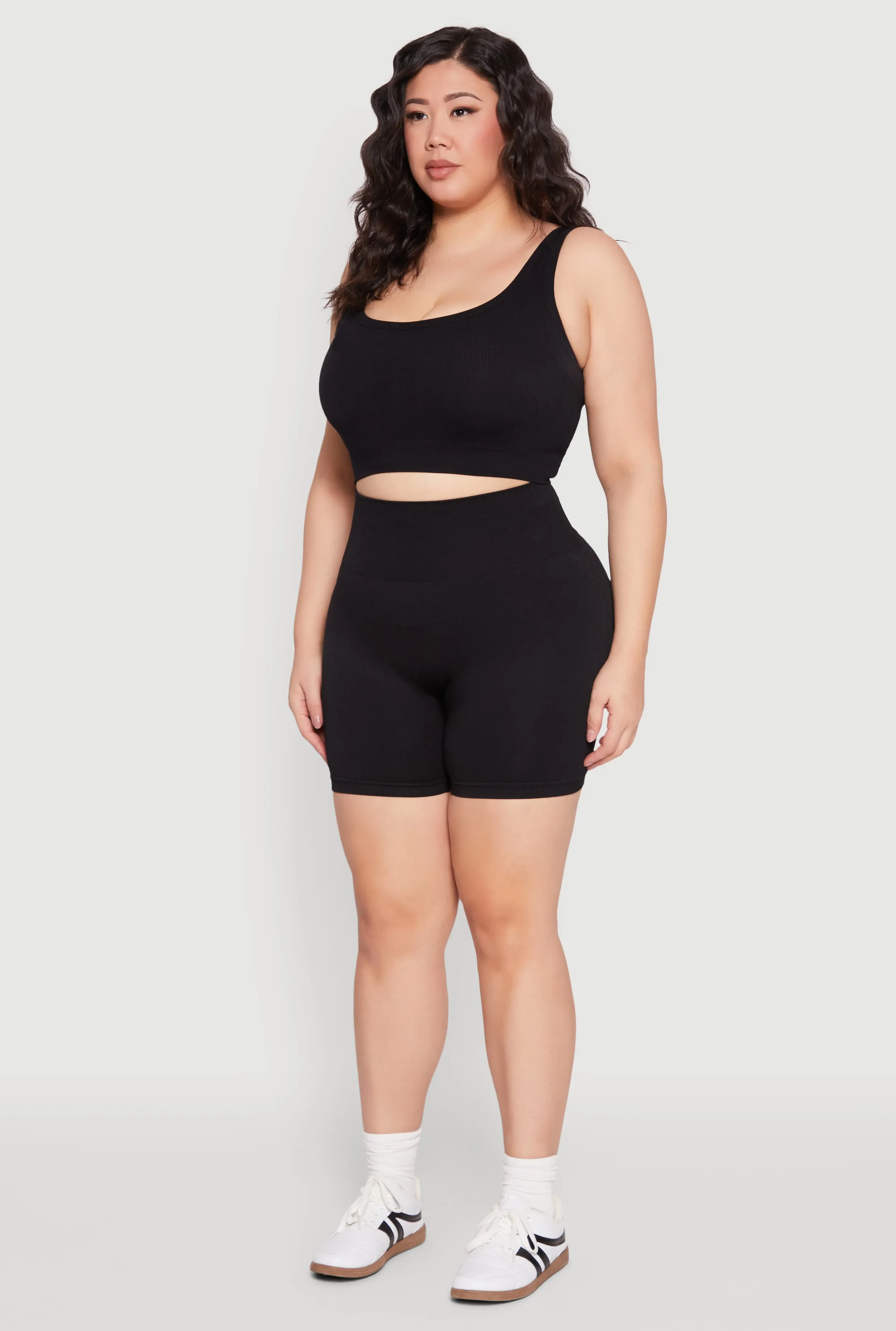 Plus Size Seamless Biker Shorts sold by Rainbow product image thumbnail 3