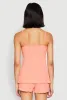 Rib Knit Lettuce Edge Pajama Cami with Shorts sold by Rainbow