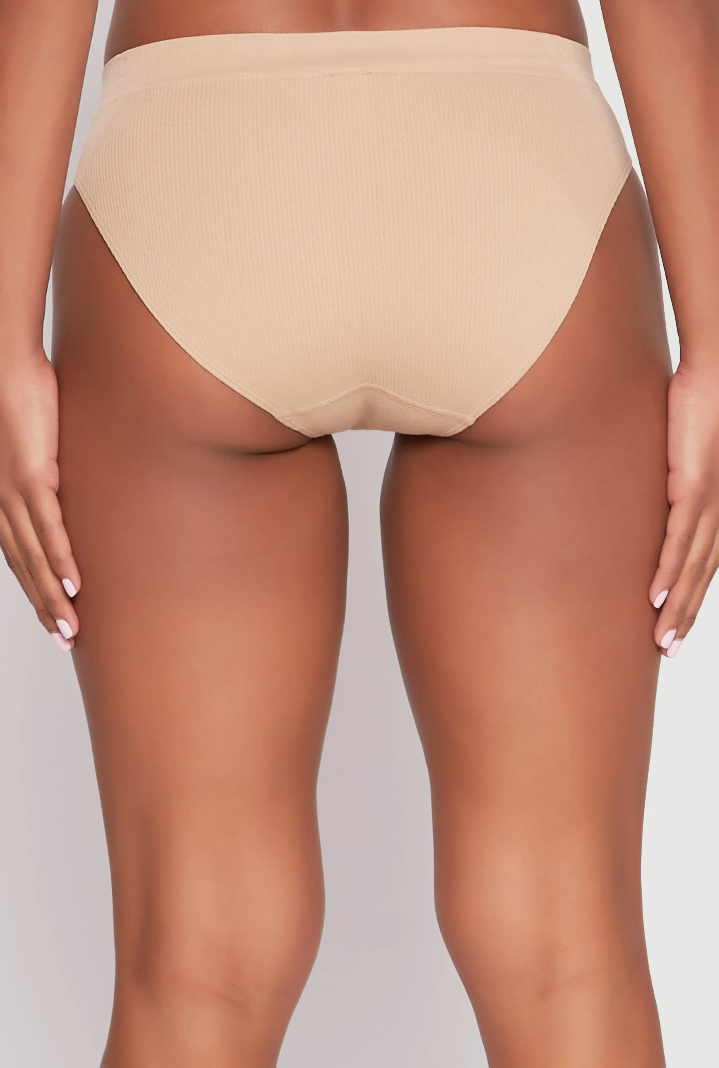 Ribbed Knit Seamless Bikini Panty sold by Rainbow product image thumbnail 5