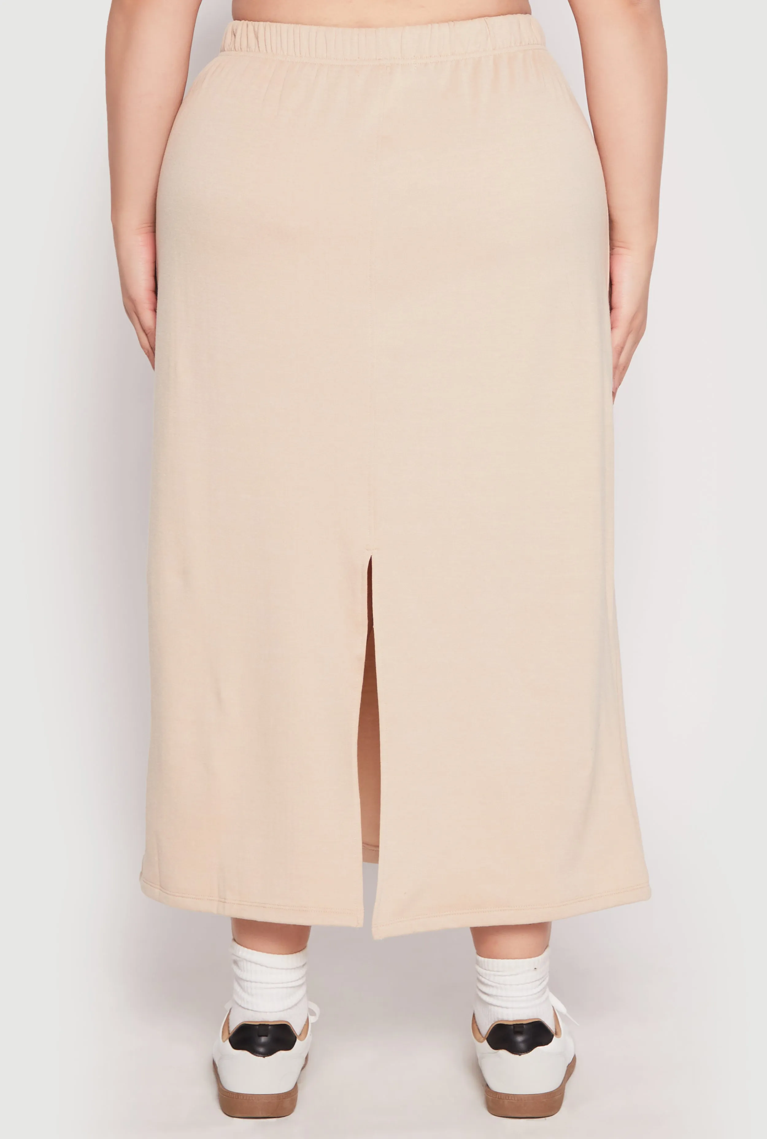 Plus Size Fleece Toggle Drawstring Waist Skirt sold by Rainbow product image thumbnail 5