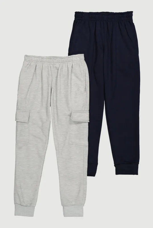 Boys Cargo Joggers 2 Pack sold by Rainbow