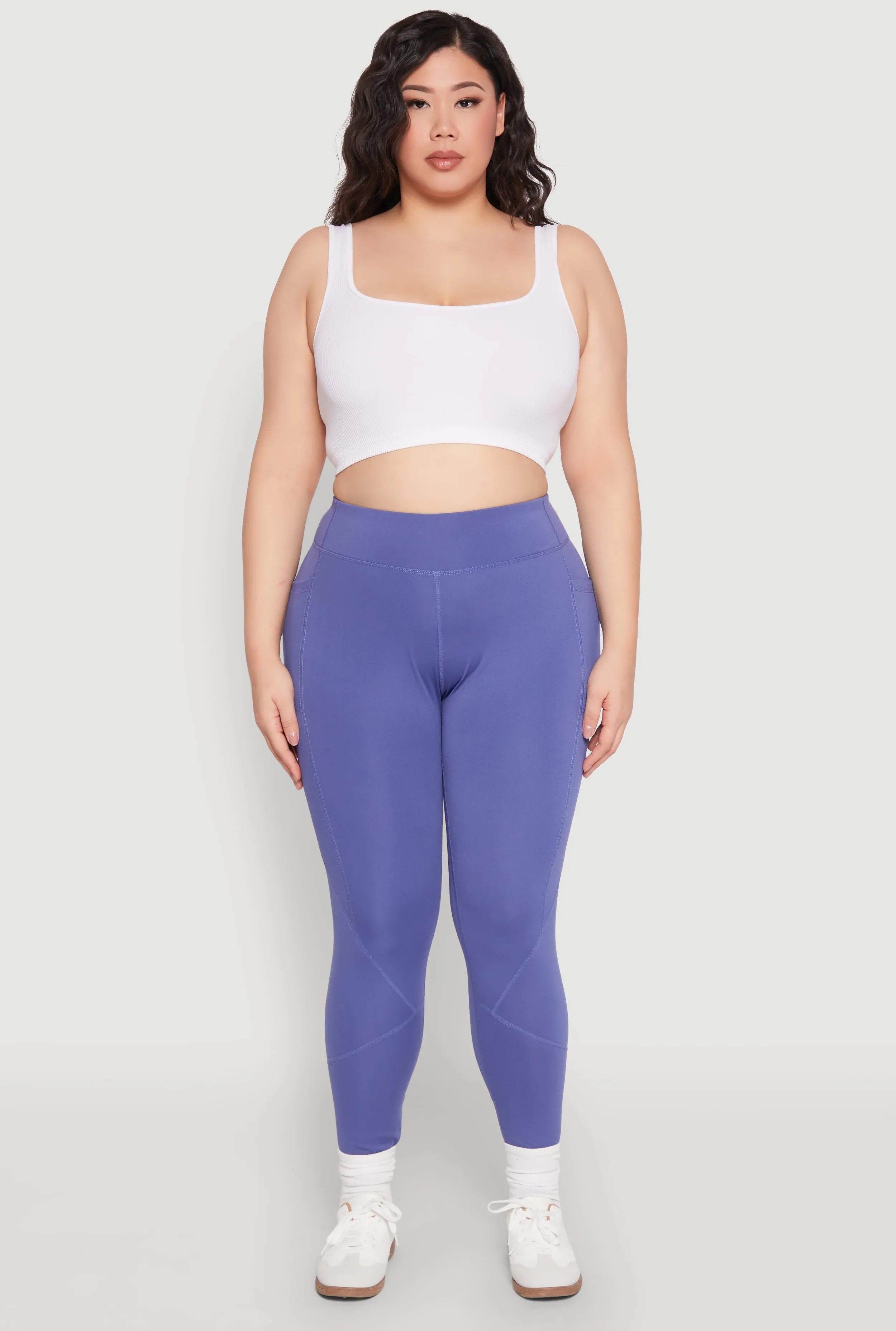 Plus Size Cell Phone Pocket Leggings sold by Rainbow