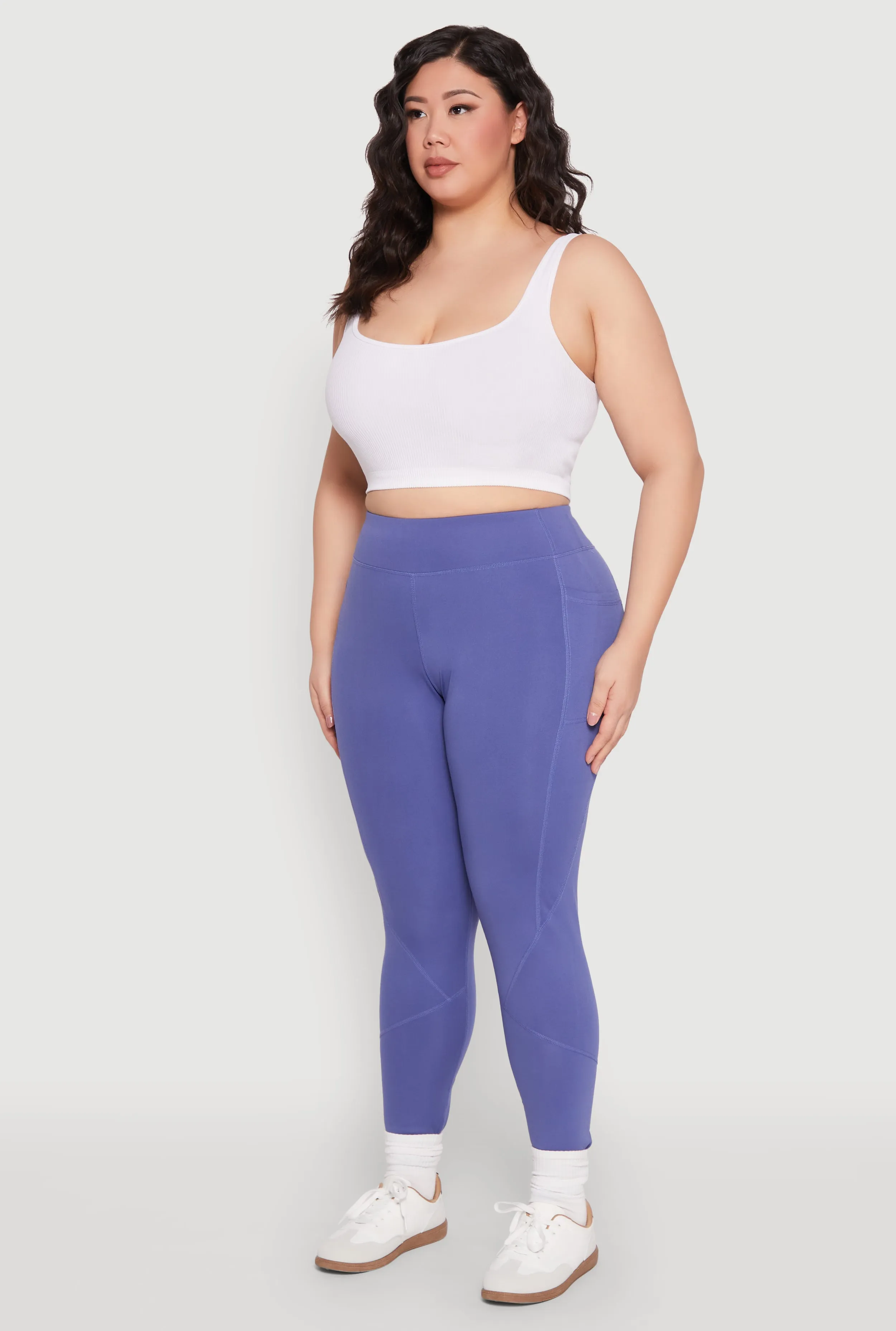 Plus Size Cell Phone Pocket Leggings sold by Rainbow product image thumbnail 3