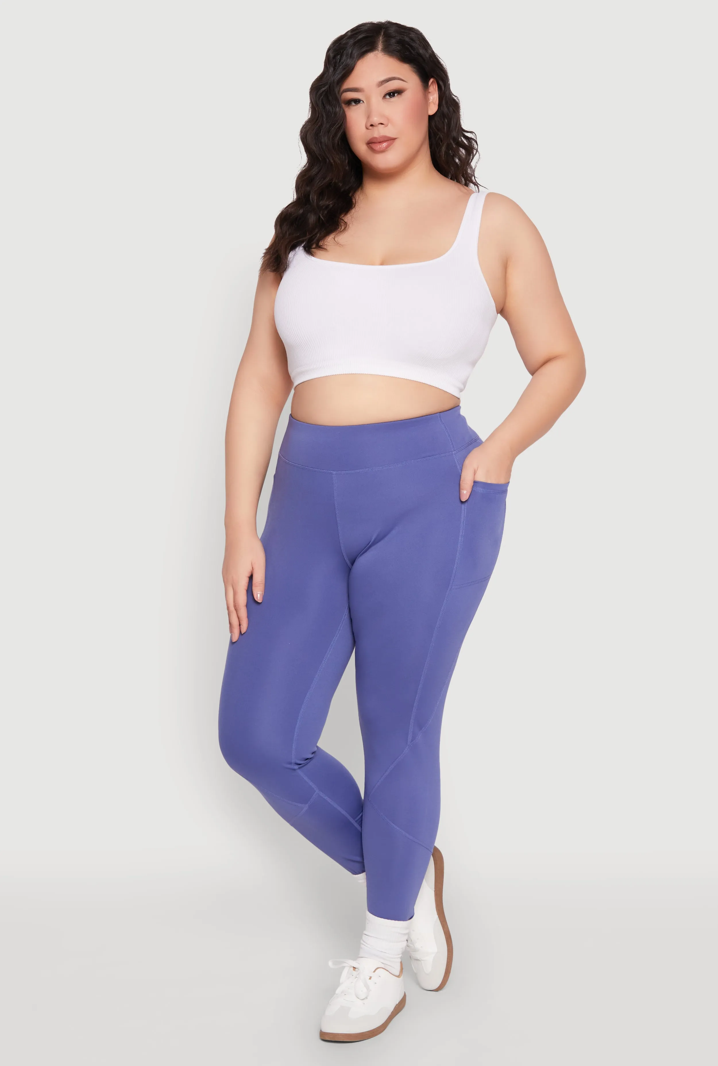 Plus Size Cell Phone Pocket Leggings sold by Rainbow product image thumbnail 2