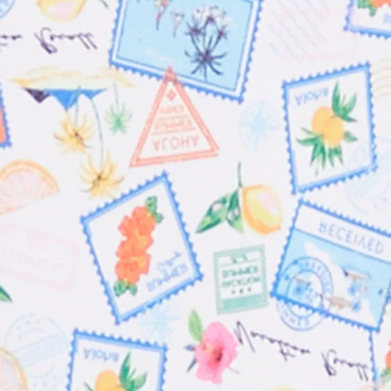 Tropical Stamp Print One Piece Swimsuit sold by Rainbow product image thumbnail 4