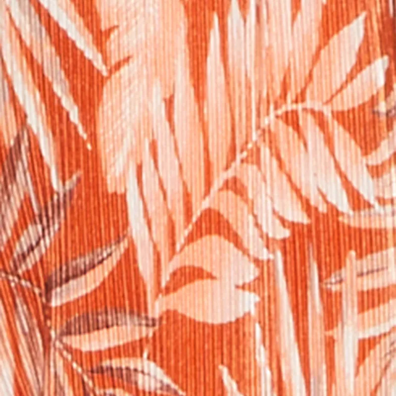 Almost Famous Plisse Leaf Print Pants sold by Rainbow product image thumbnail 4