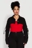 Plus Size Daisy Cargo Pocket Sleeve Denim Bolero Jacket sold by Rainbow