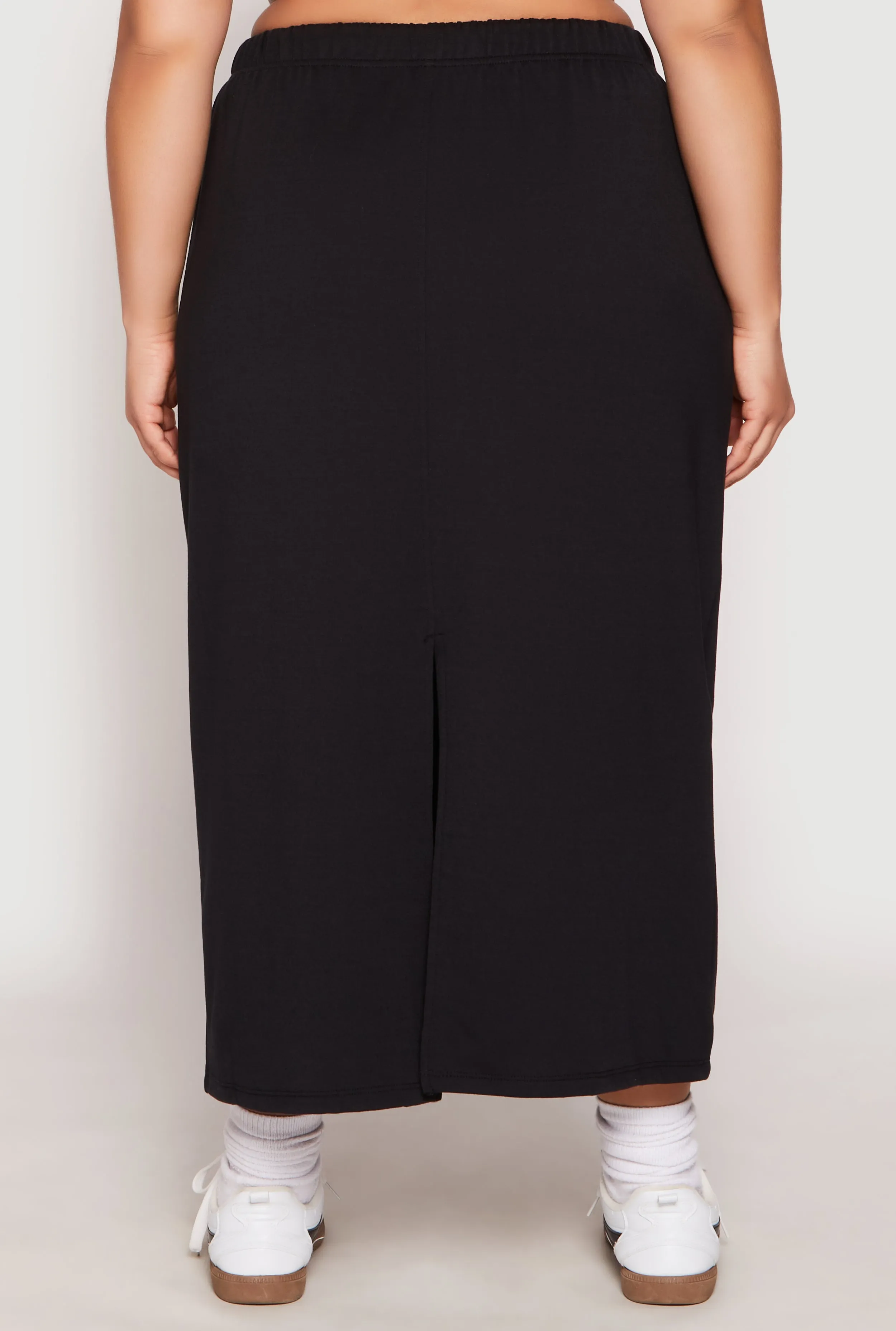 Plus Size Fleece Toggle Drawstring Waist Skirt sold by Rainbow product image thumbnail 5