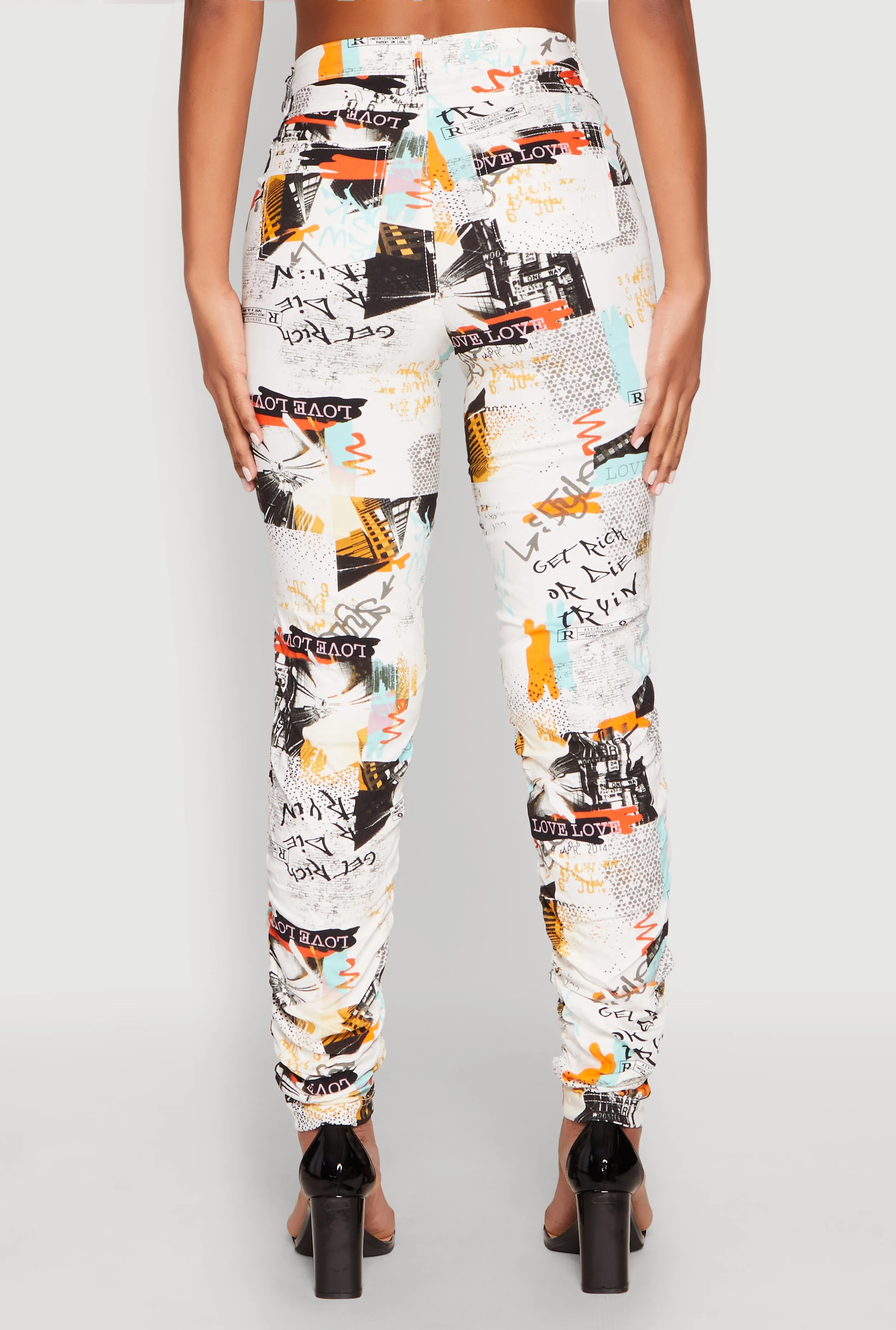 Printed Hyperstretch Stacked Pants sold by Rainbow product image thumbnail 5