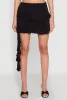 Ruffle Draped Tiered Mini Skirt sold by Rainbow