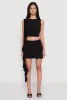 Ruffle Draped Tiered Mini Skirt sold by Rainbow