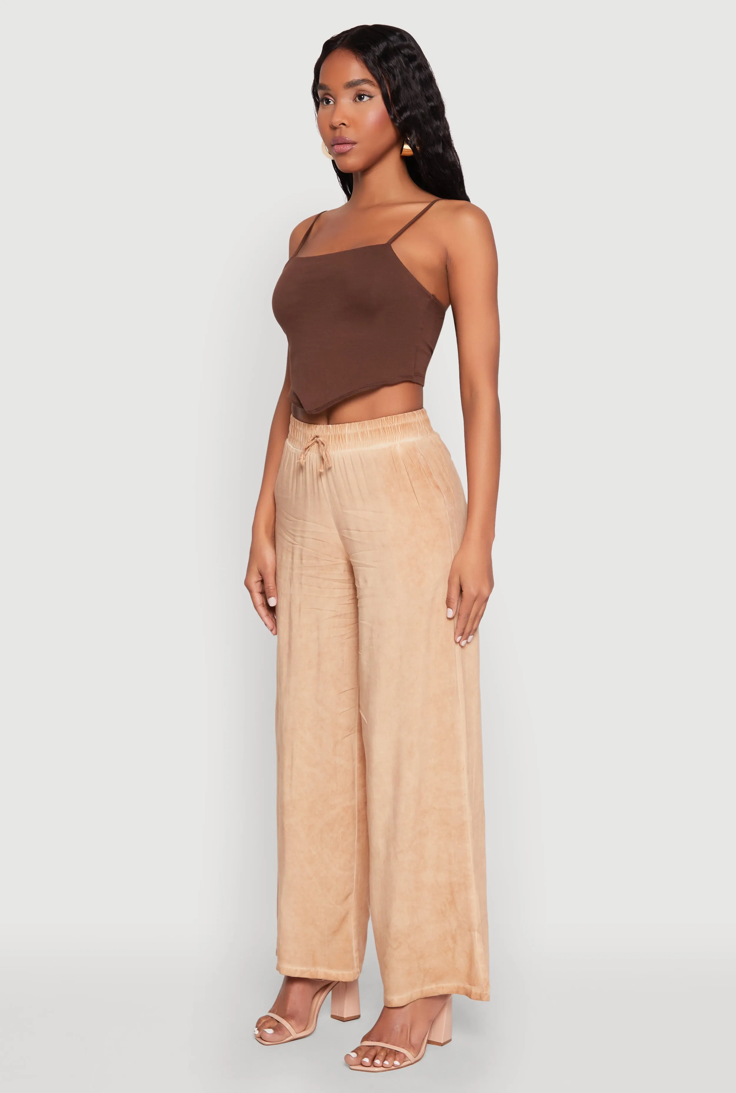 Mineral Wash Palazzo Pants sold by Rainbow product image thumbnail 3