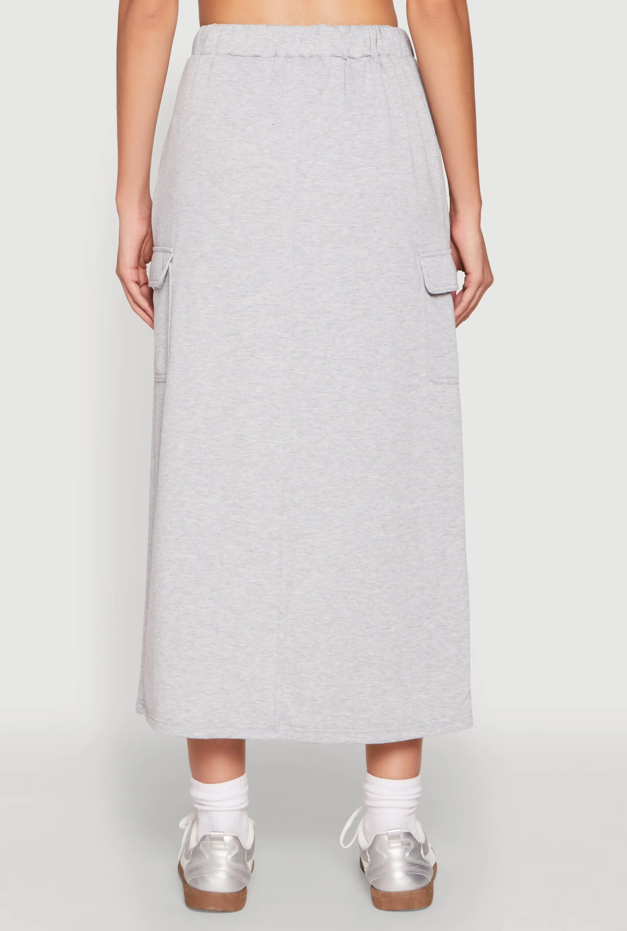 Almost Famous Fleece Slit Front Cargo Skirt sold by Rainbow product image thumbnail 5