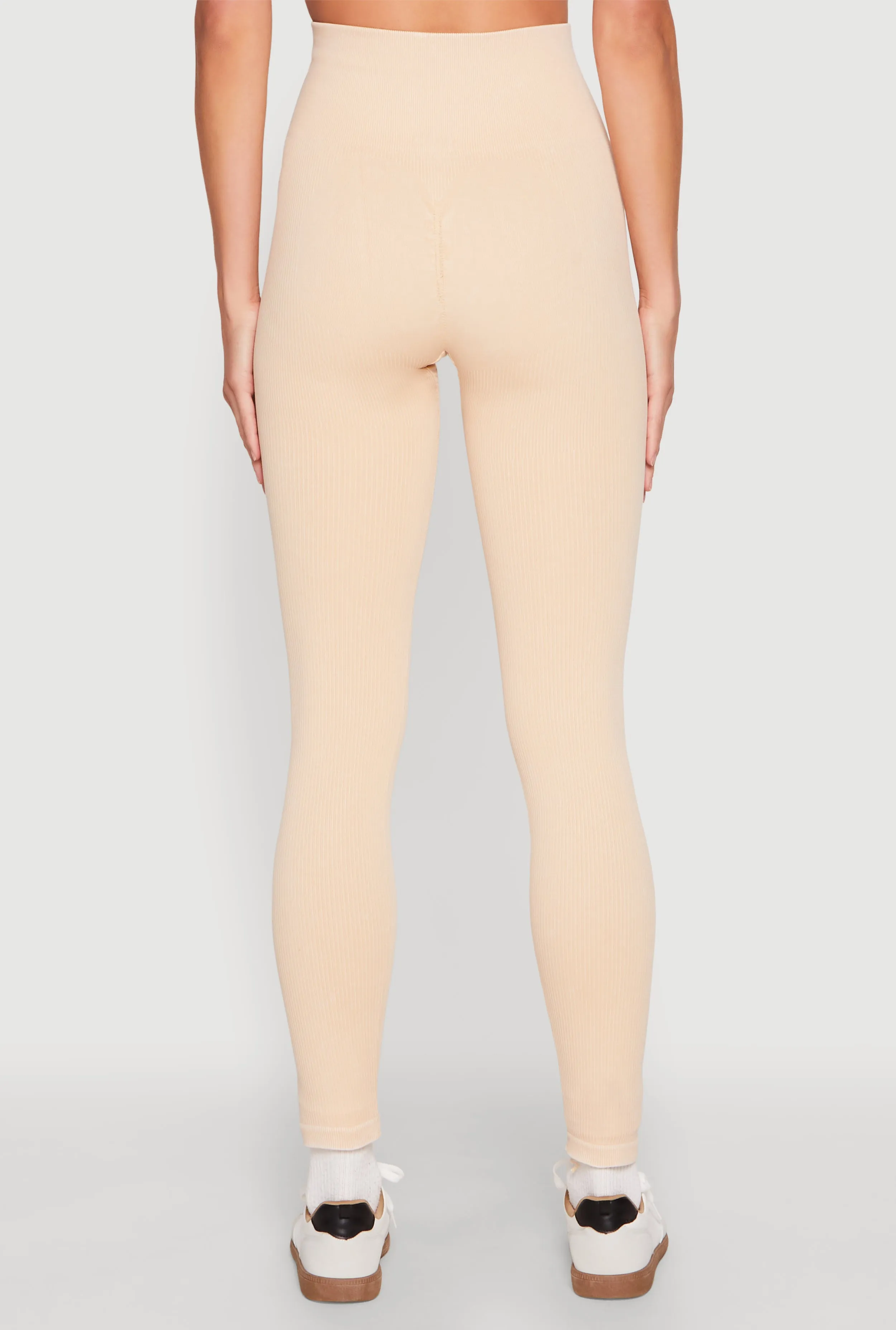 Daisy Ribbed Knit High Waist Leggings sold by Rainbow product image thumbnail 3