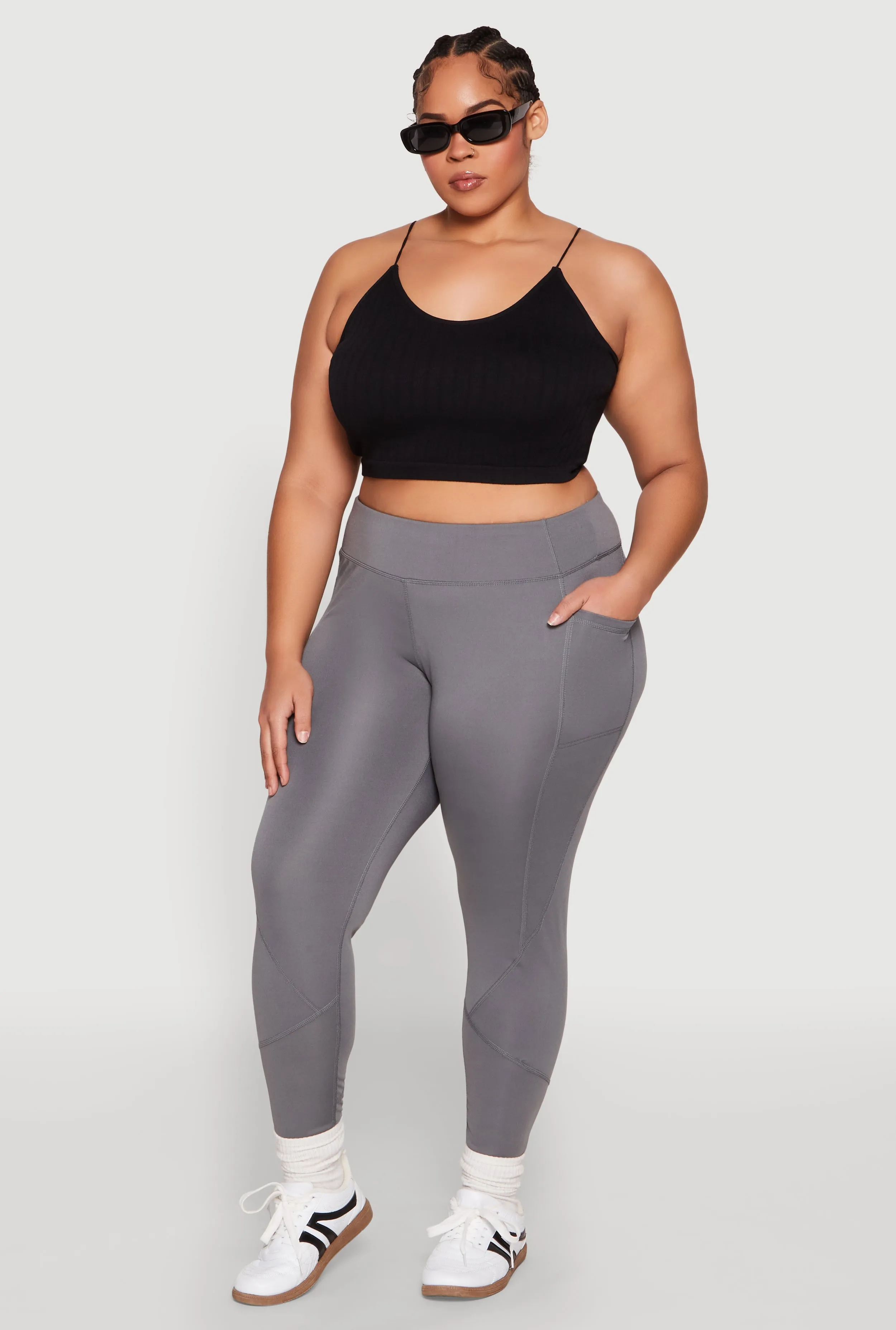 Plus Size Cell Phone Pocket Leggings sold by Rainbow product image thumbnail 2