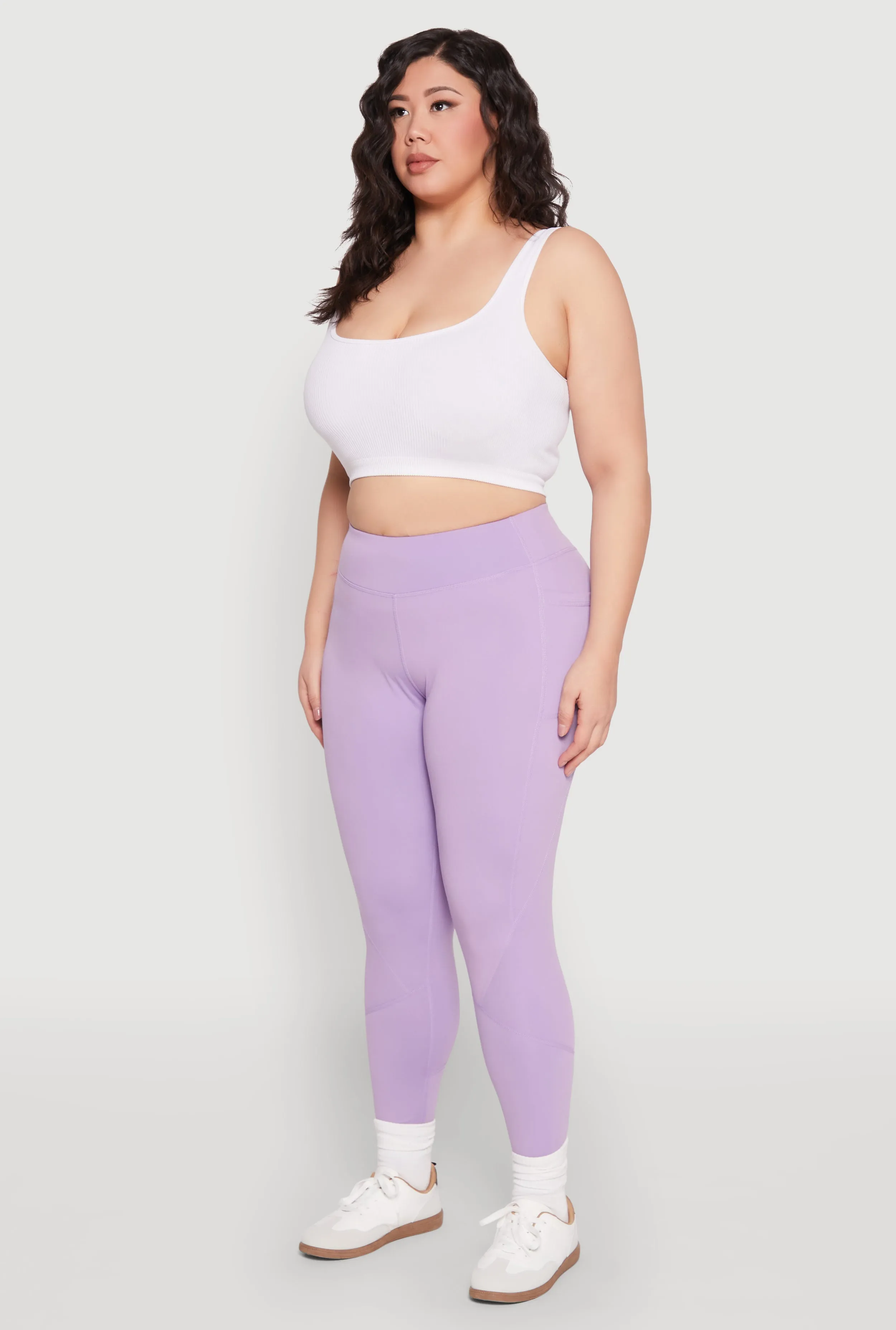 Plus Size Cell Phone Pocket Leggings sold by Rainbow product image thumbnail 3