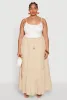 Plus Size Almost Famous Tiered Maxi Skirt sold by Rainbow