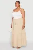 Plus Size Almost Famous Tiered Maxi Skirt sold by Rainbow
