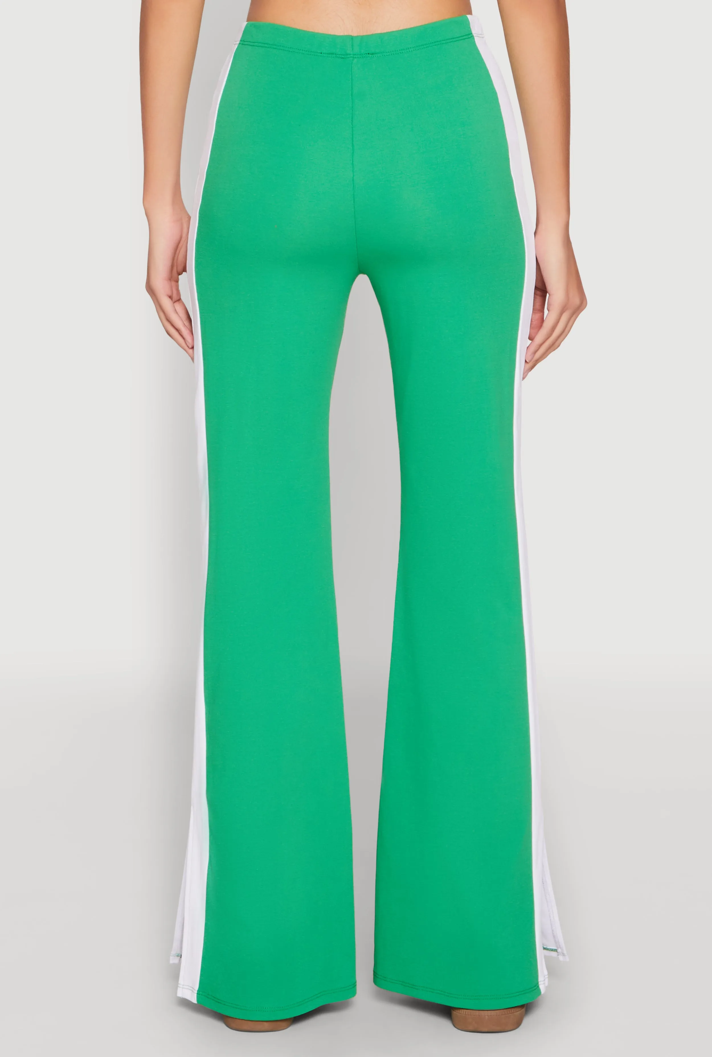 Side Stripe Slit Hem Pintuck Pants sold by Rainbow product image thumbnail 5