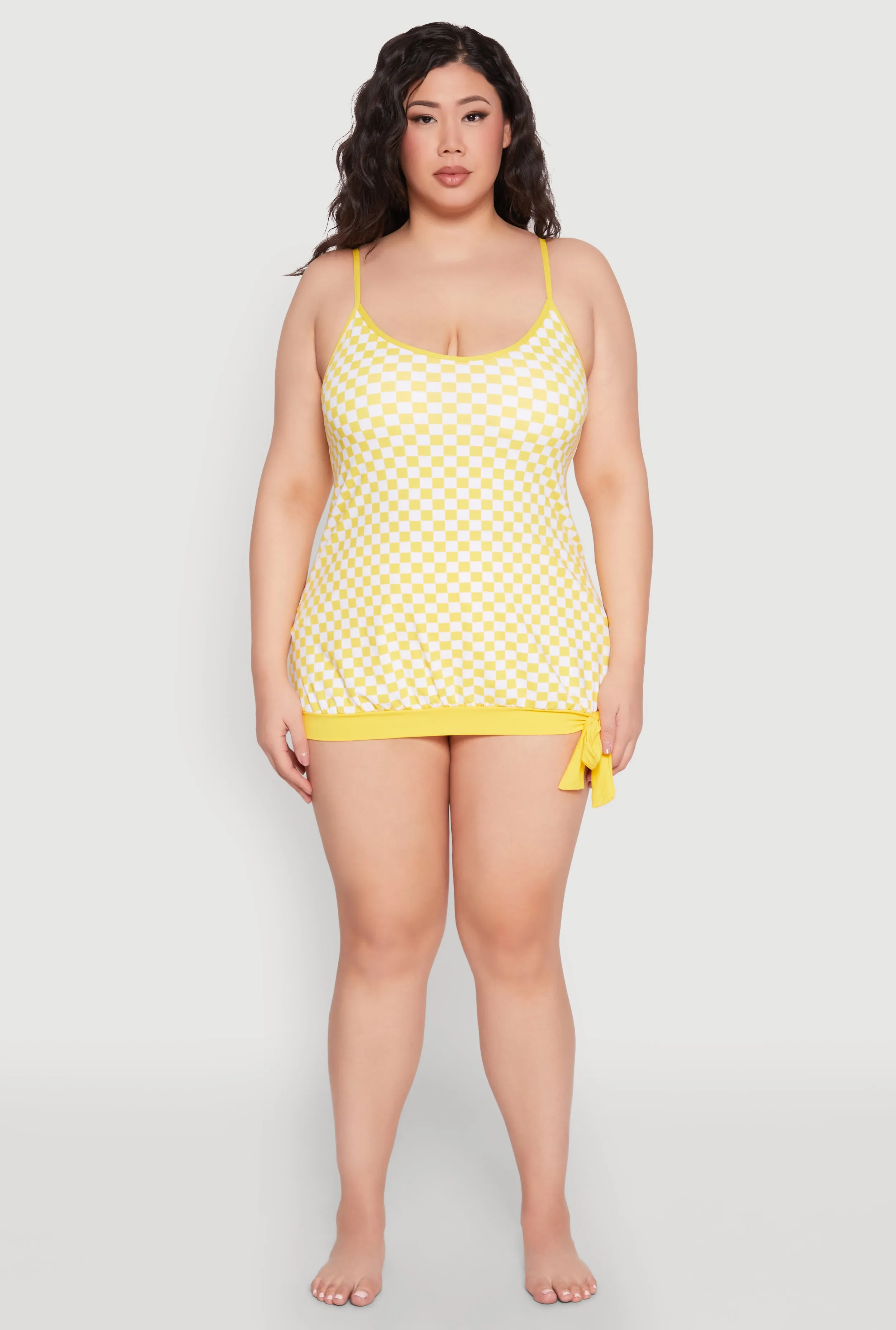 Plus Size Printed Tankini and Bikini Bottoms Set sold by Rainbow product image thumbnail 3