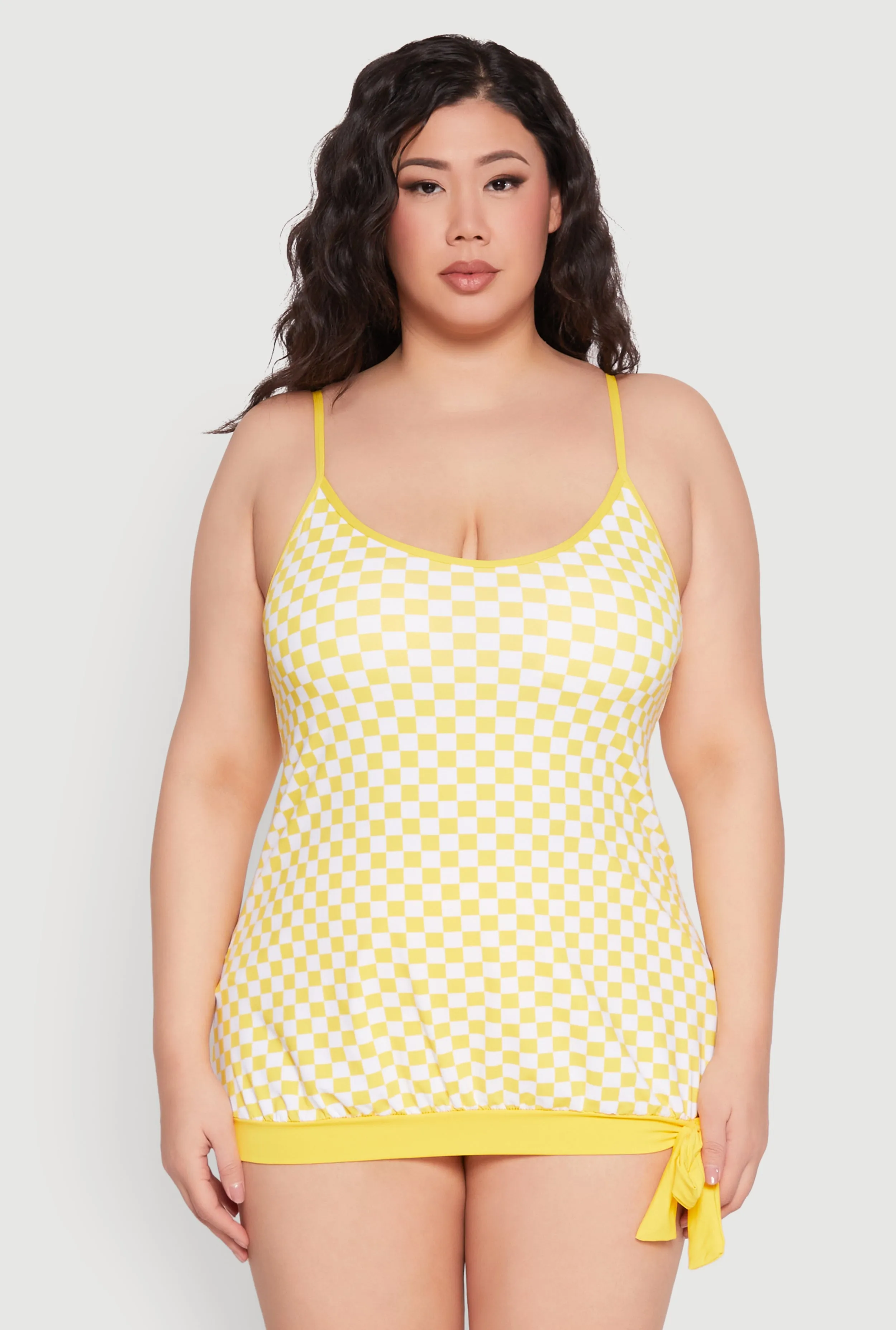 Plus Size Printed Tankini and Bikini Bottoms Set sold by Rainbow product image thumbnail 2