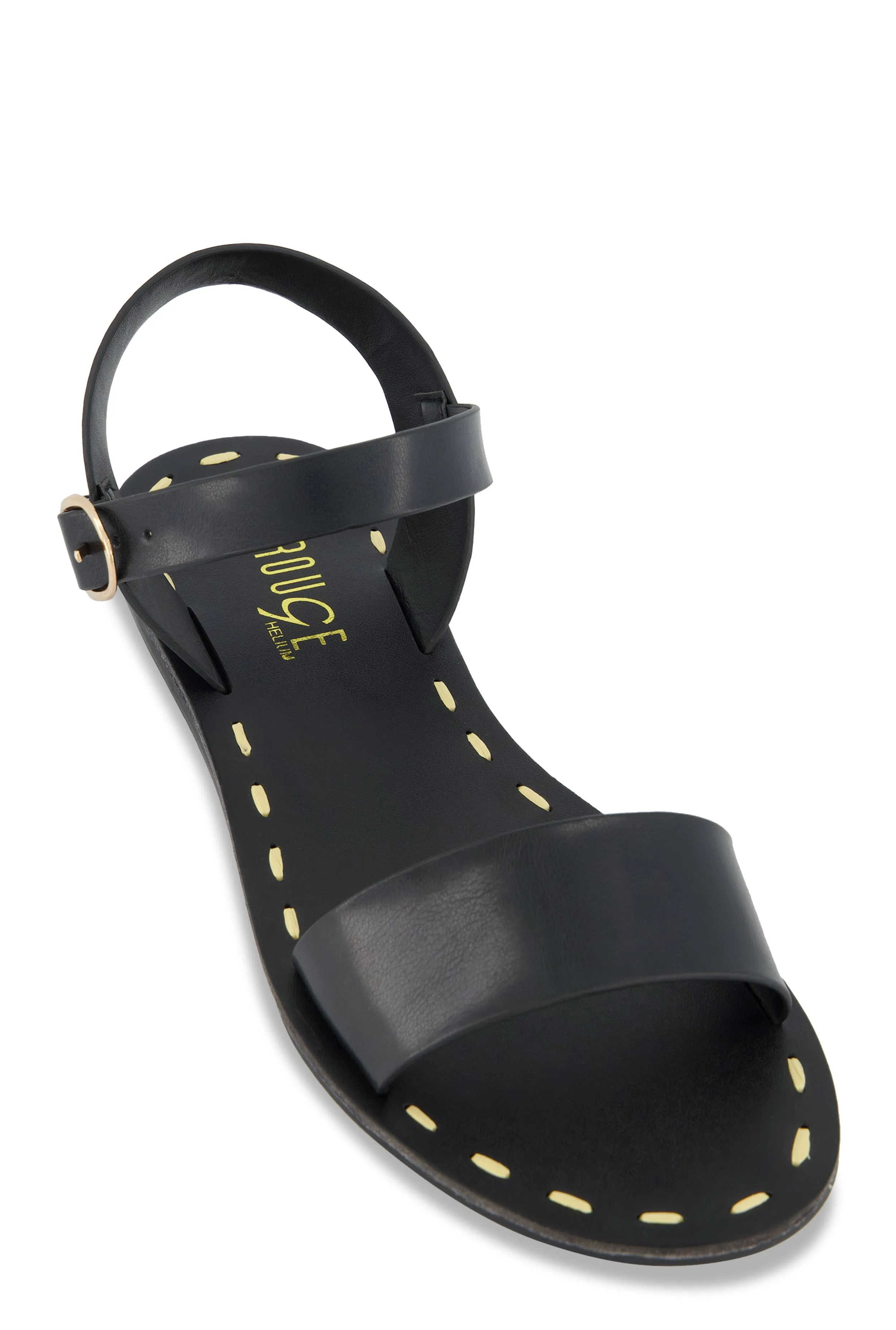 Contrast Stitch Ankle Strap Sandals sold by Rainbow