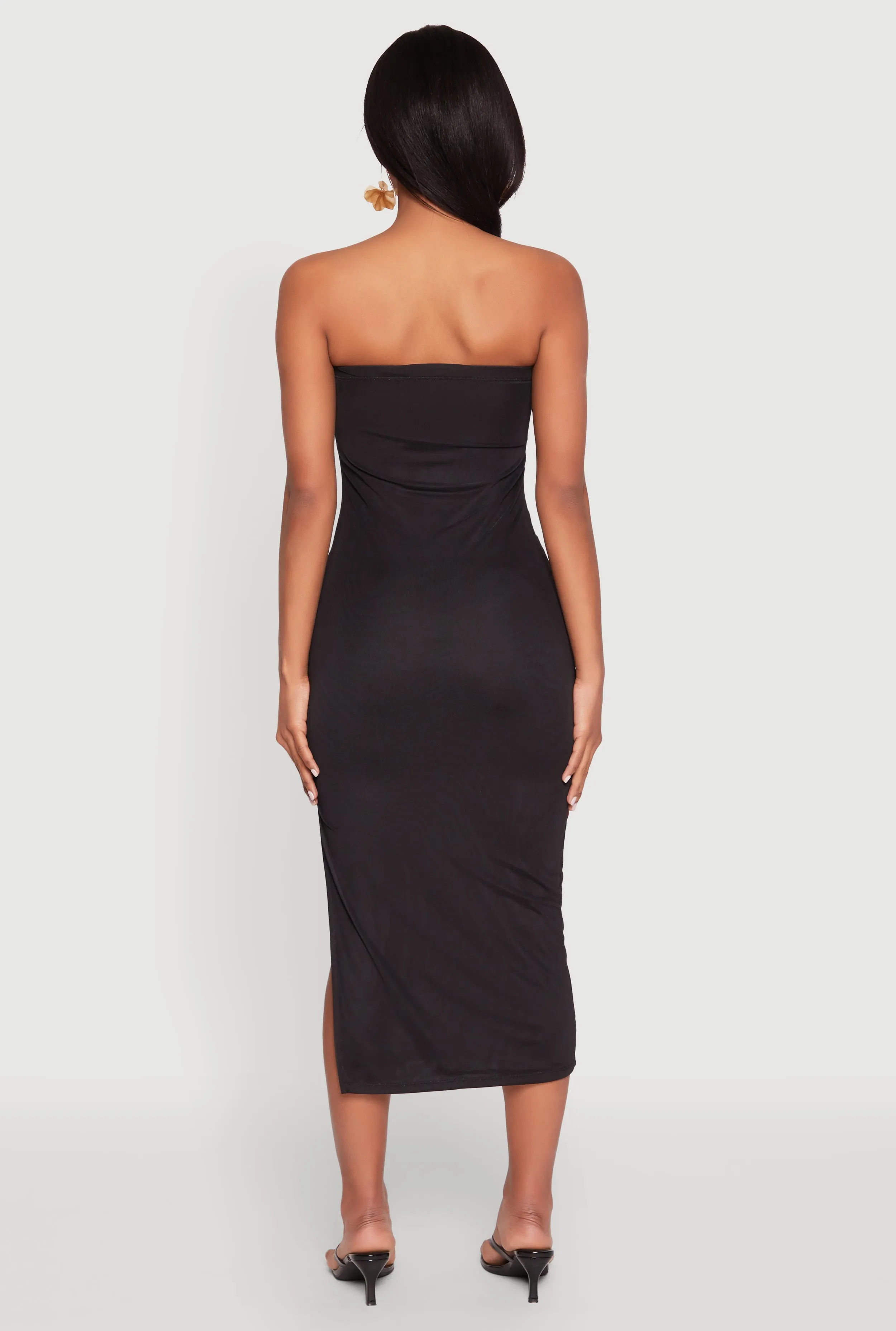 Madden Girl Mesh Rose Graphic Tube Dress sold by Rainbow product image thumbnail 5