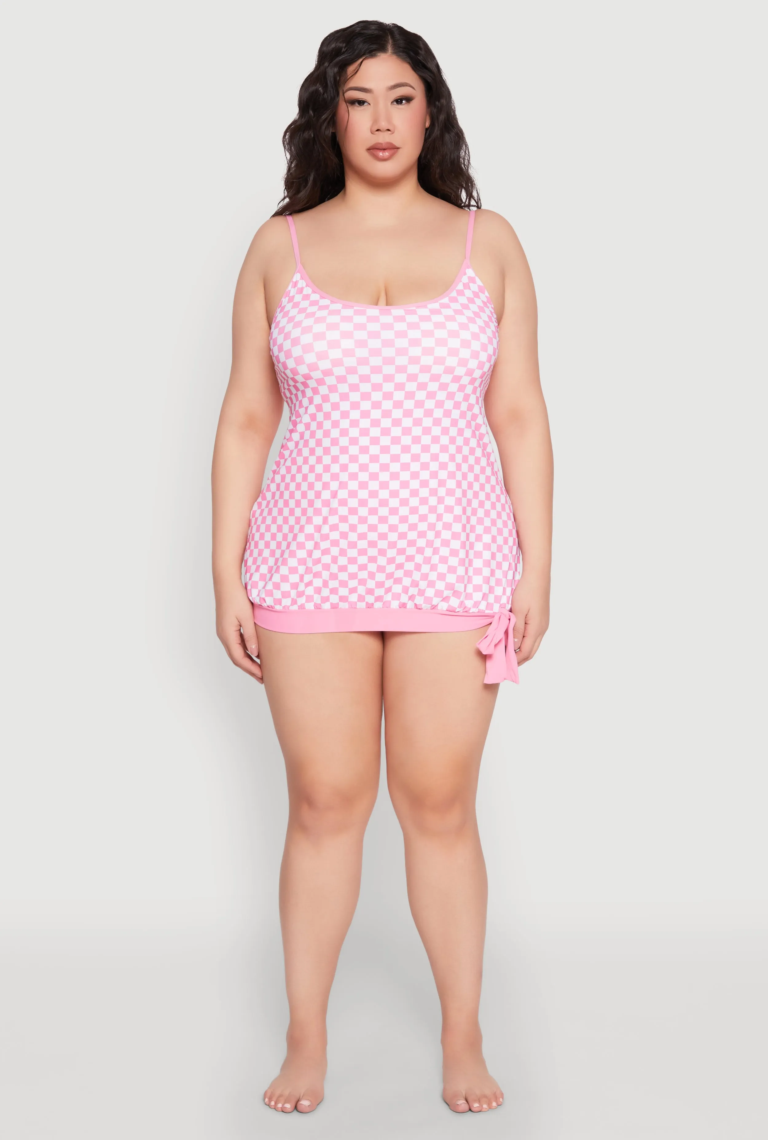 Plus Size Printed Tankini and Bikini Bottoms Set sold by Rainbow product image thumbnail 3