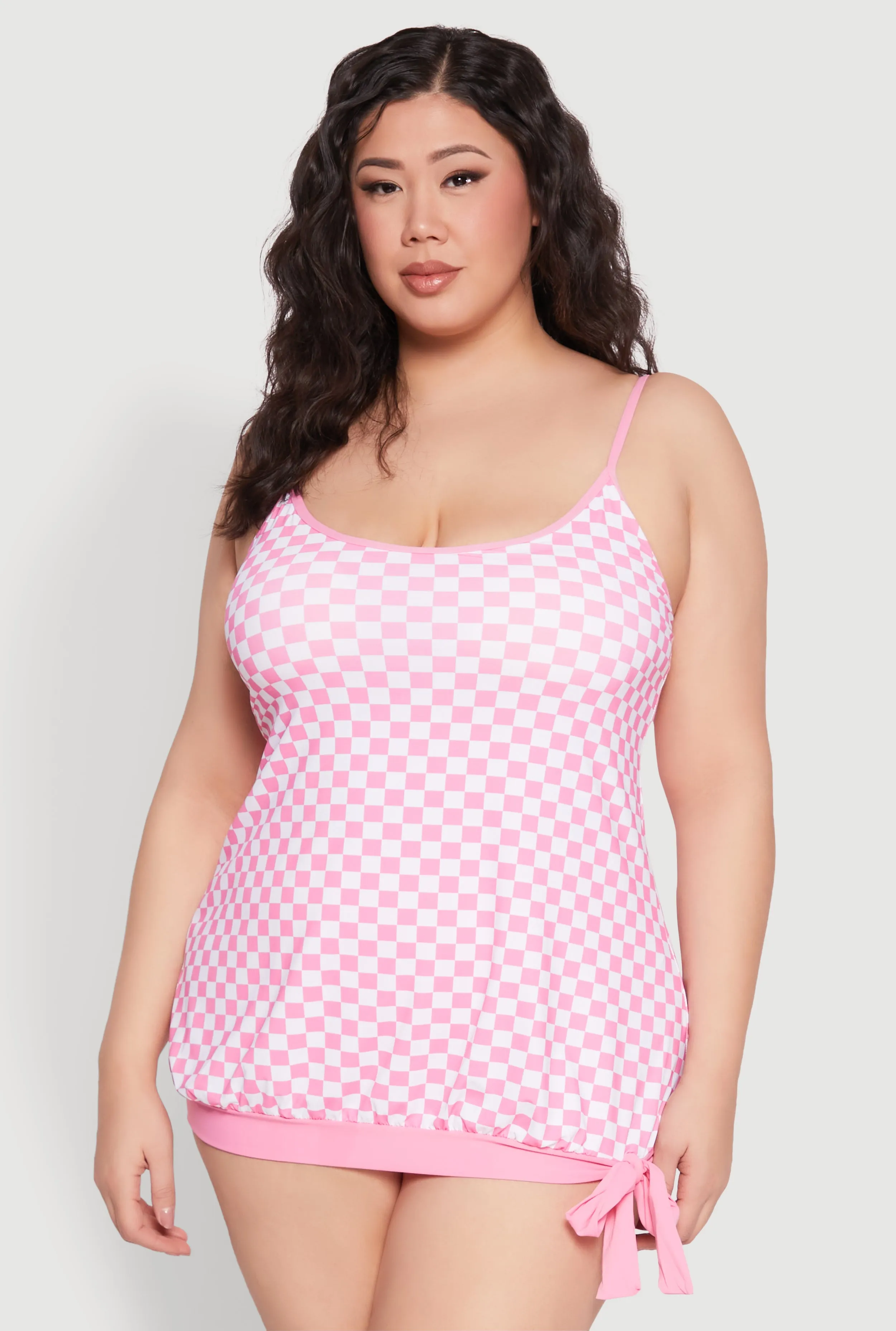 Plus Size Printed Tankini and Bikini Bottoms Set sold by Rainbow product image thumbnail 2