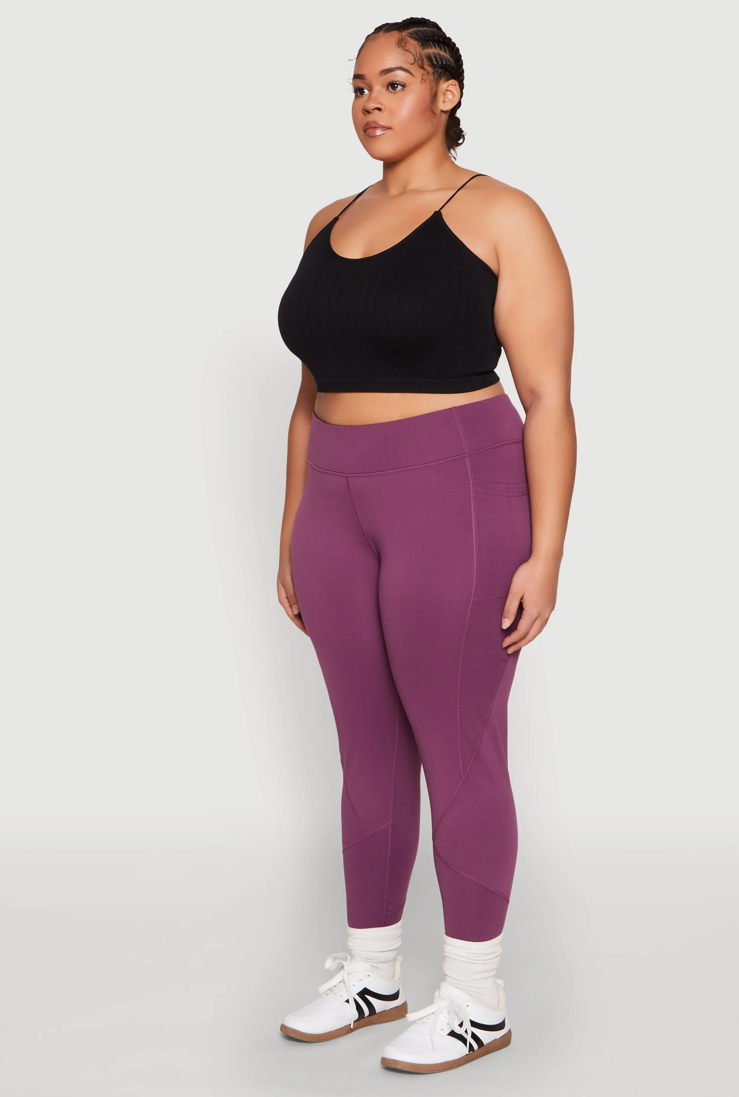 Plus Size Cell Phone Pocket Leggings sold by Rainbow product image thumbnail 3