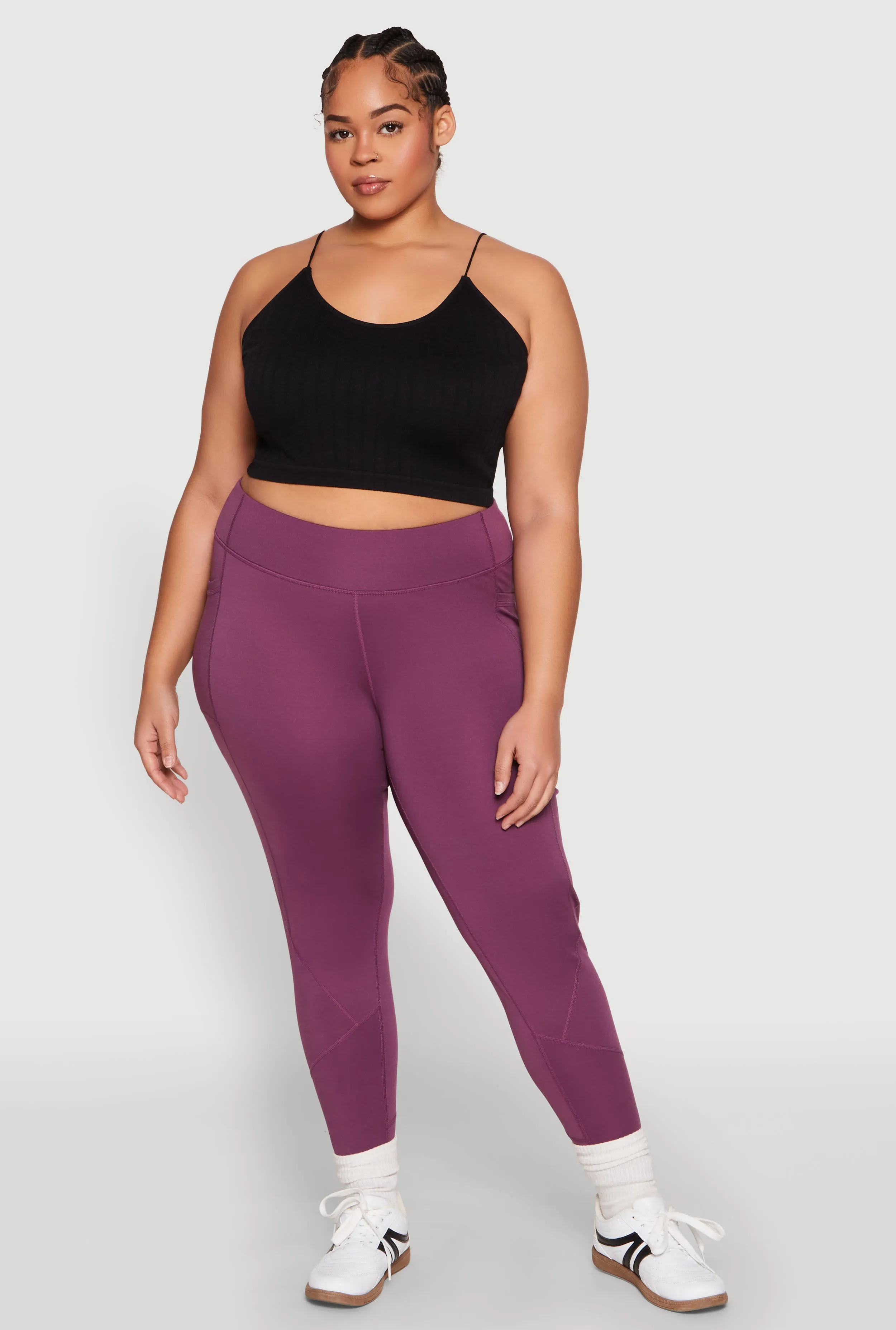 Plus Size Cell Phone Pocket Leggings sold by Rainbow product image thumbnail 2