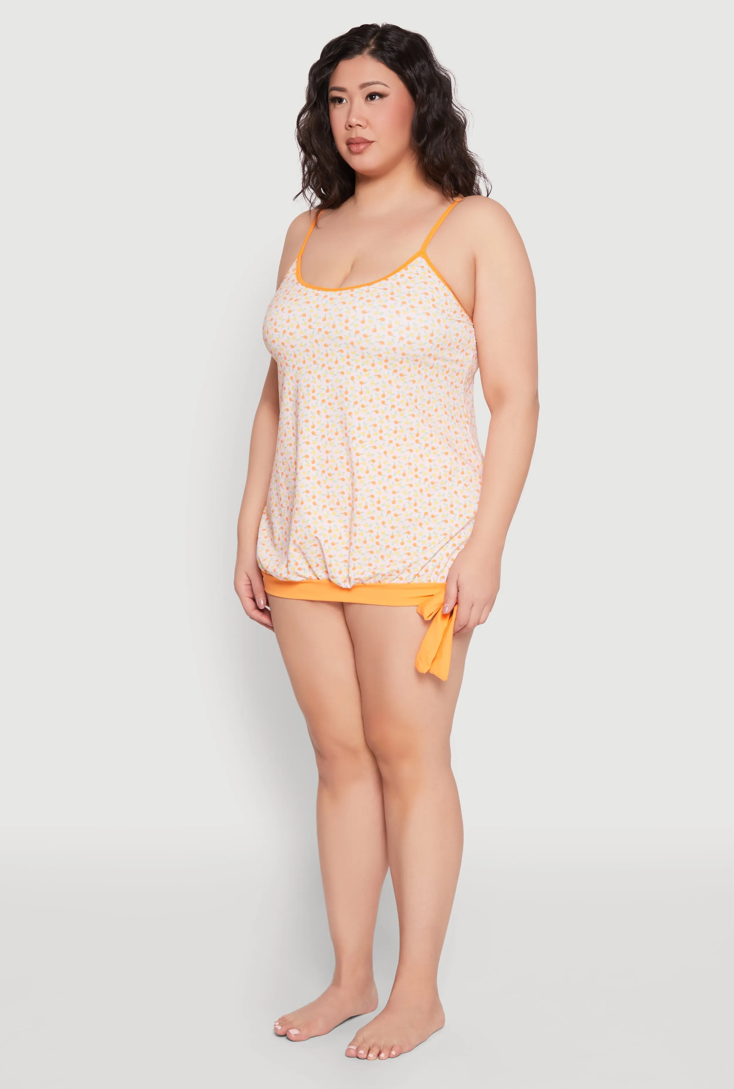 Plus Size Printed Tankini and Bikini Bottoms Set sold by Rainbow product image thumbnail 5