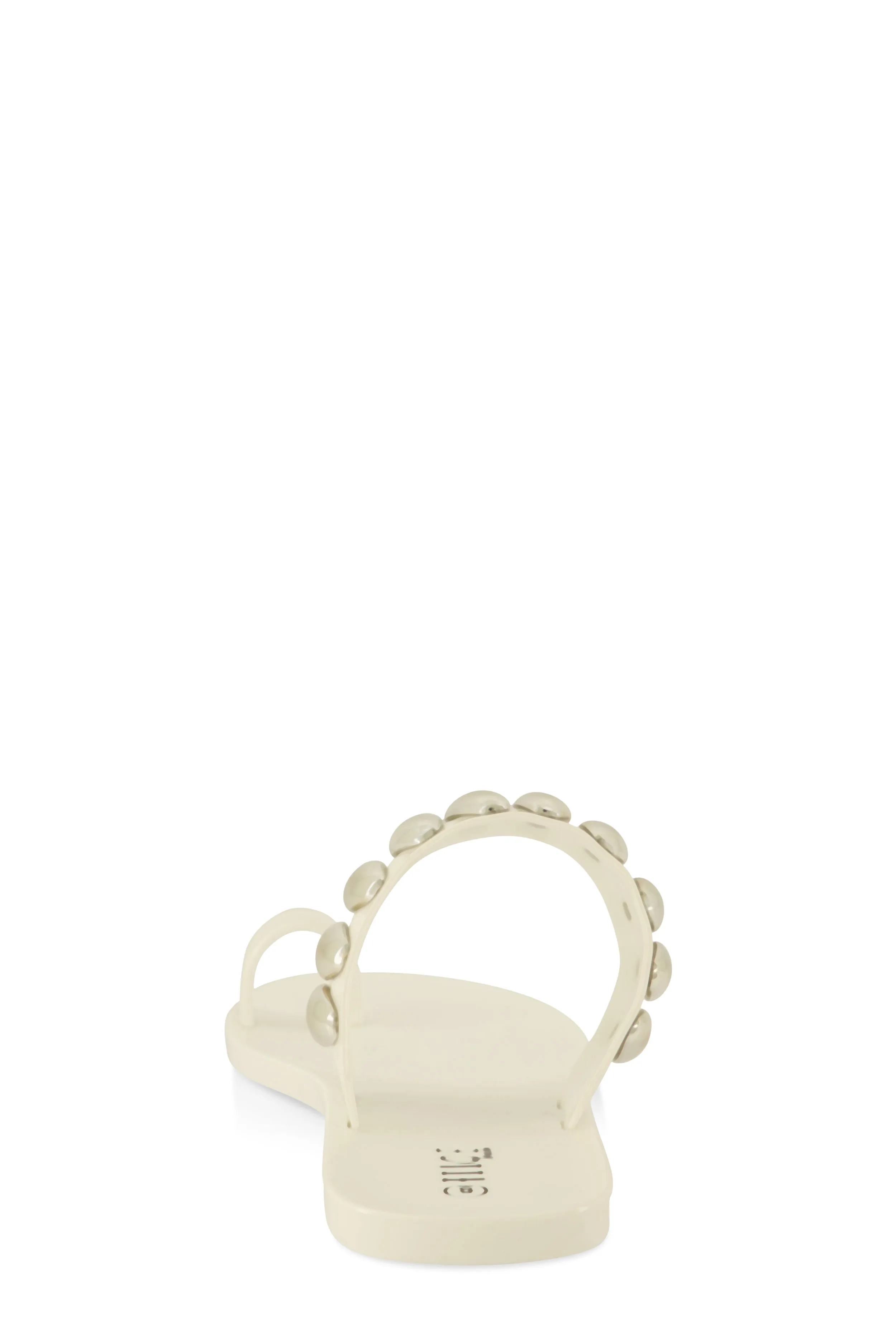 Studded Band Toe Loop Jelly Sandals sold by Rainbow product image thumbnail 3