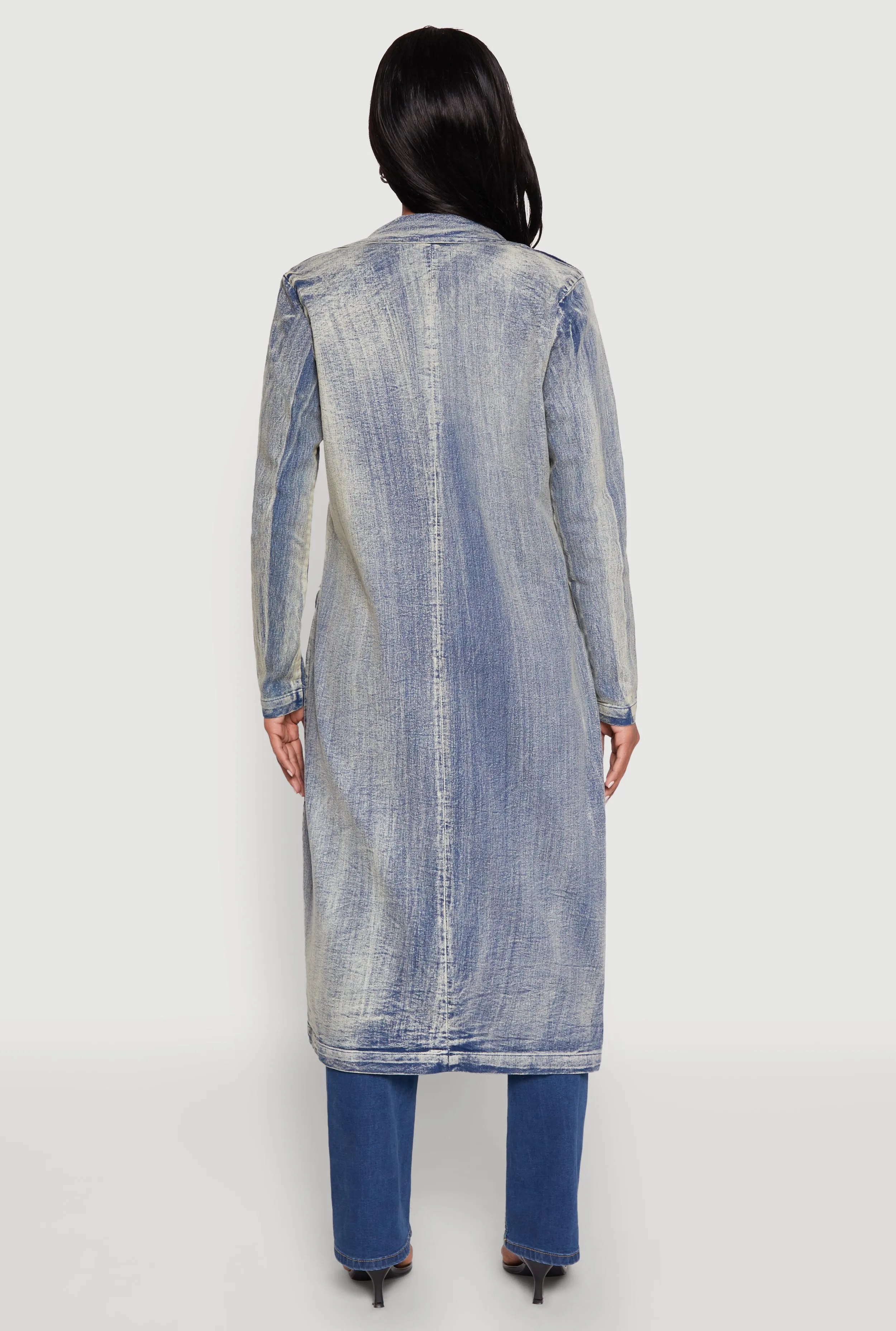 Spoon Jeans Mineral Wash Denim Coat sold by Rainbow product image thumbnail 5