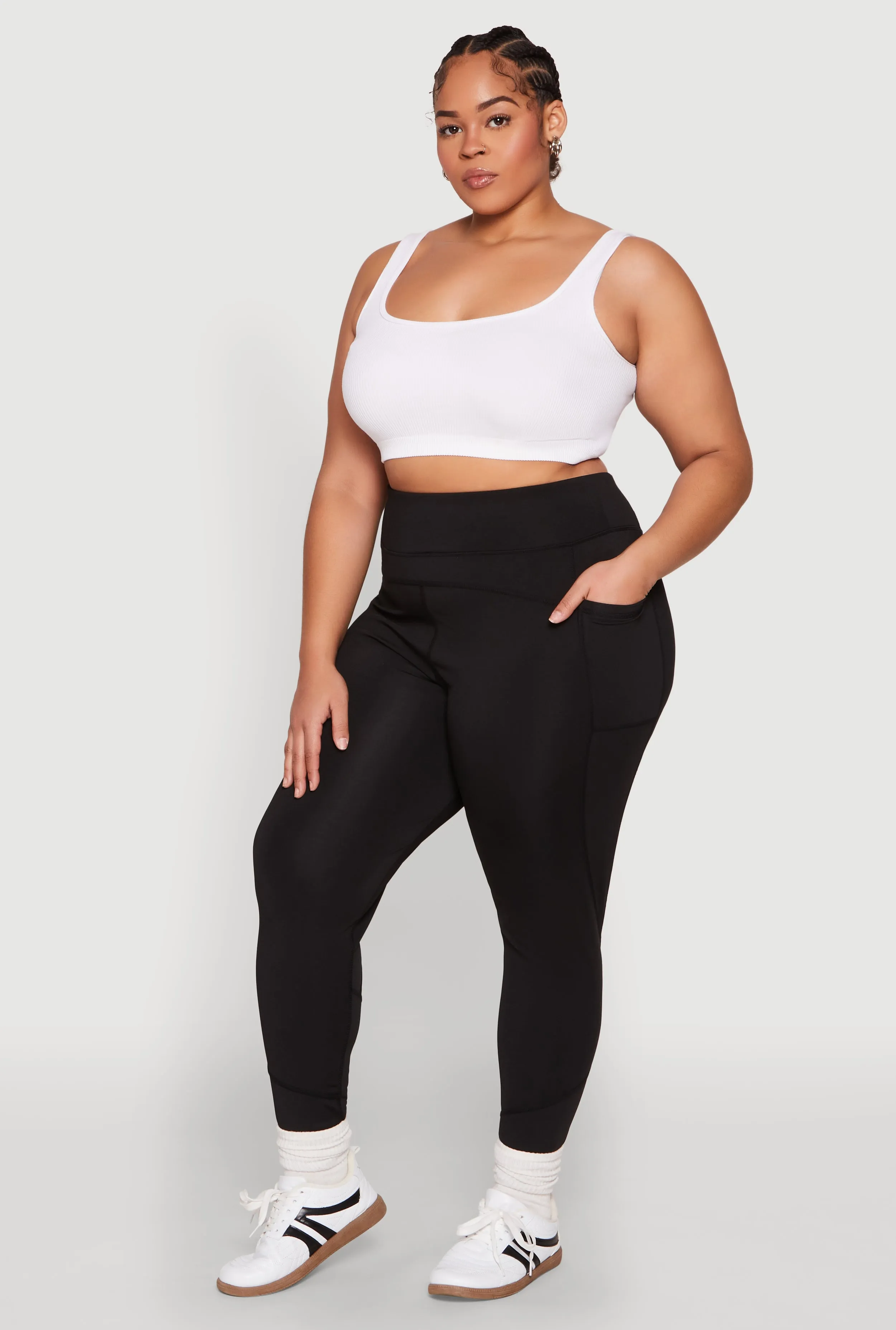 Plus Size Cell Phone Pocket Leggings sold by Rainbow product image thumbnail 2